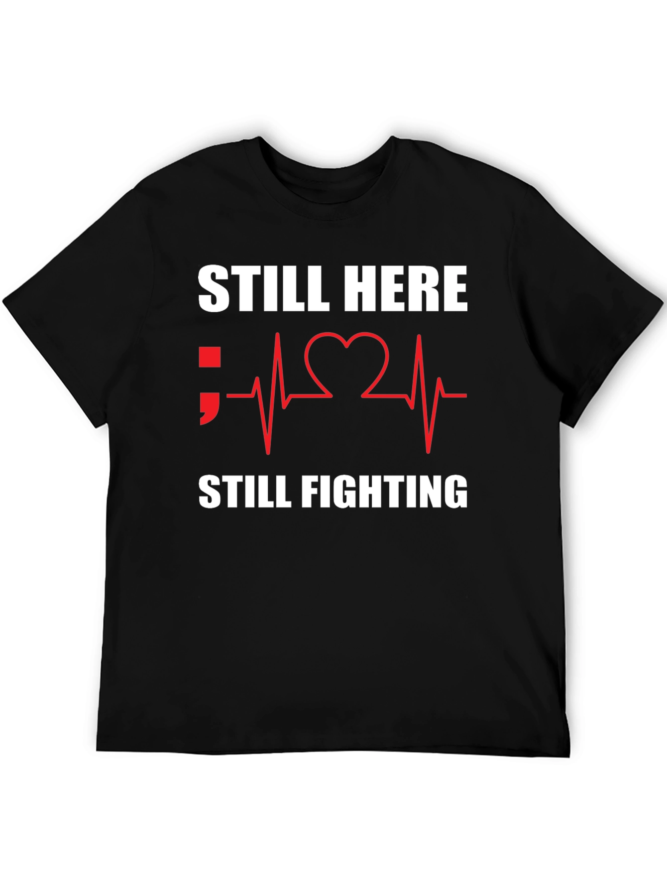 Still Here Still Fighting T-Shirt Black