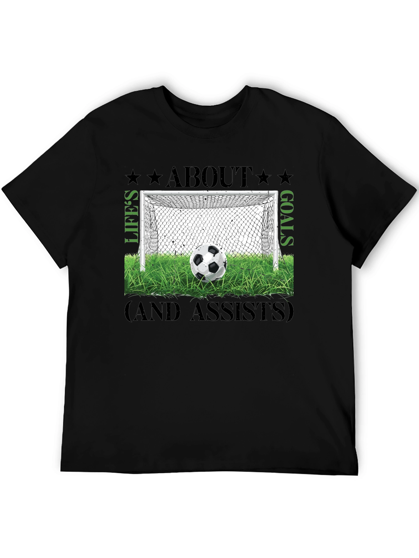 Lifes About Goals T-Shirt - Soccer Graphic Tee