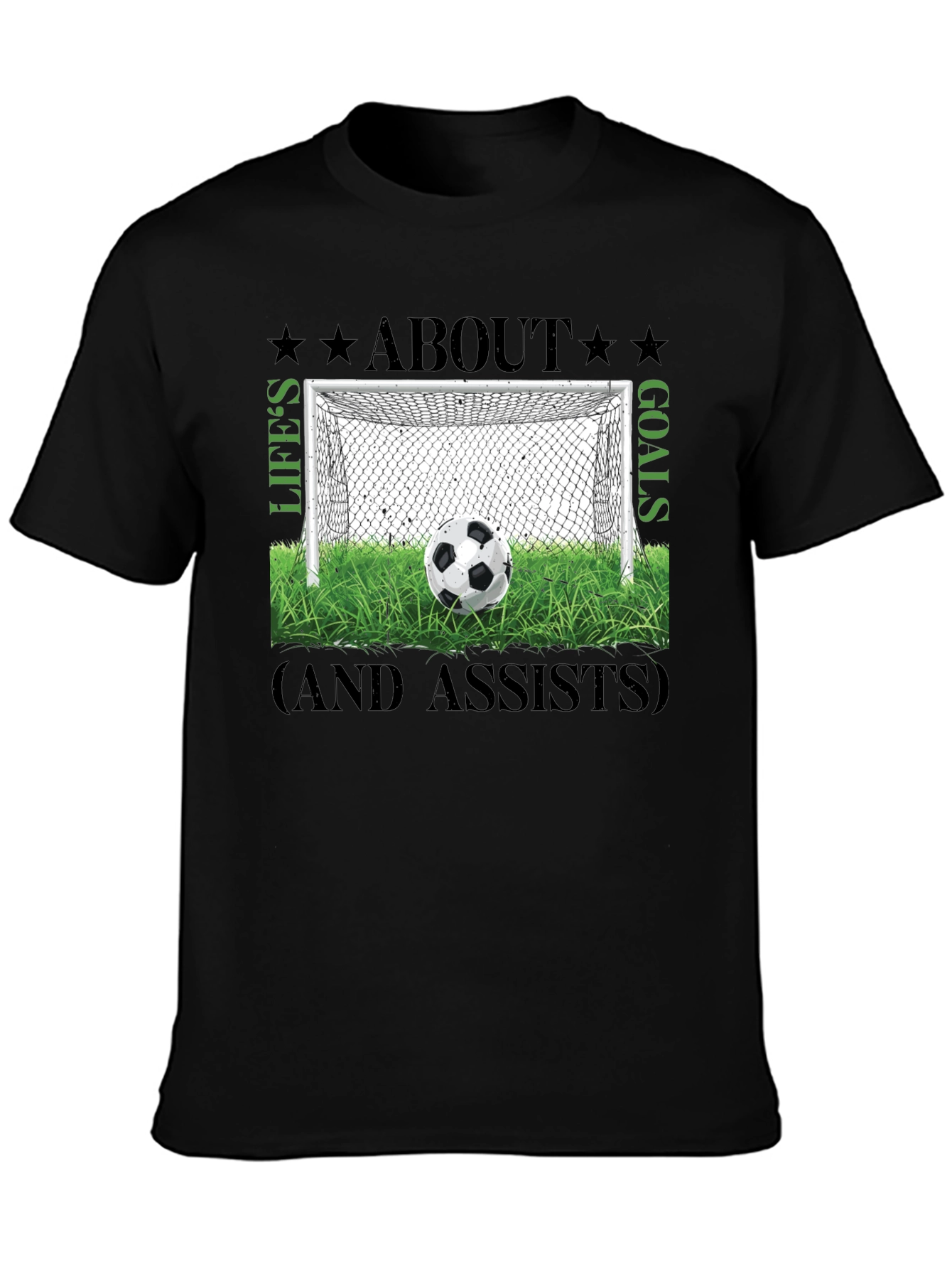 Lifes About Goals T-Shirt - Soccer Graphic Tee
