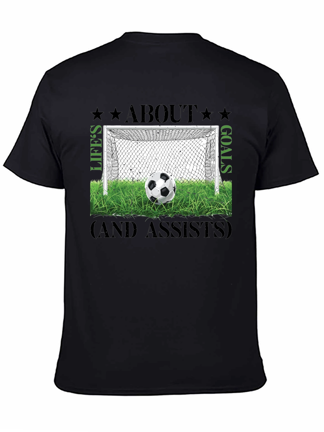 Lifes About Goals T-Shirt - Soccer Graphic Tee