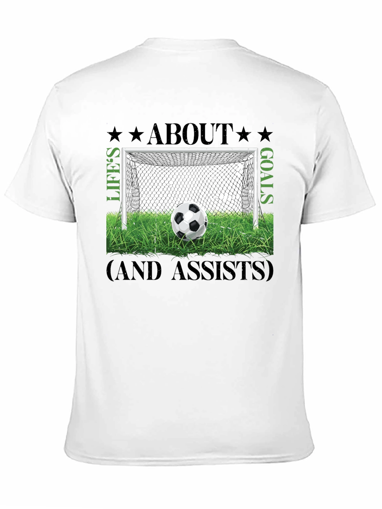 Lifes About Goals T-Shirt - Soccer Graphic Tee
