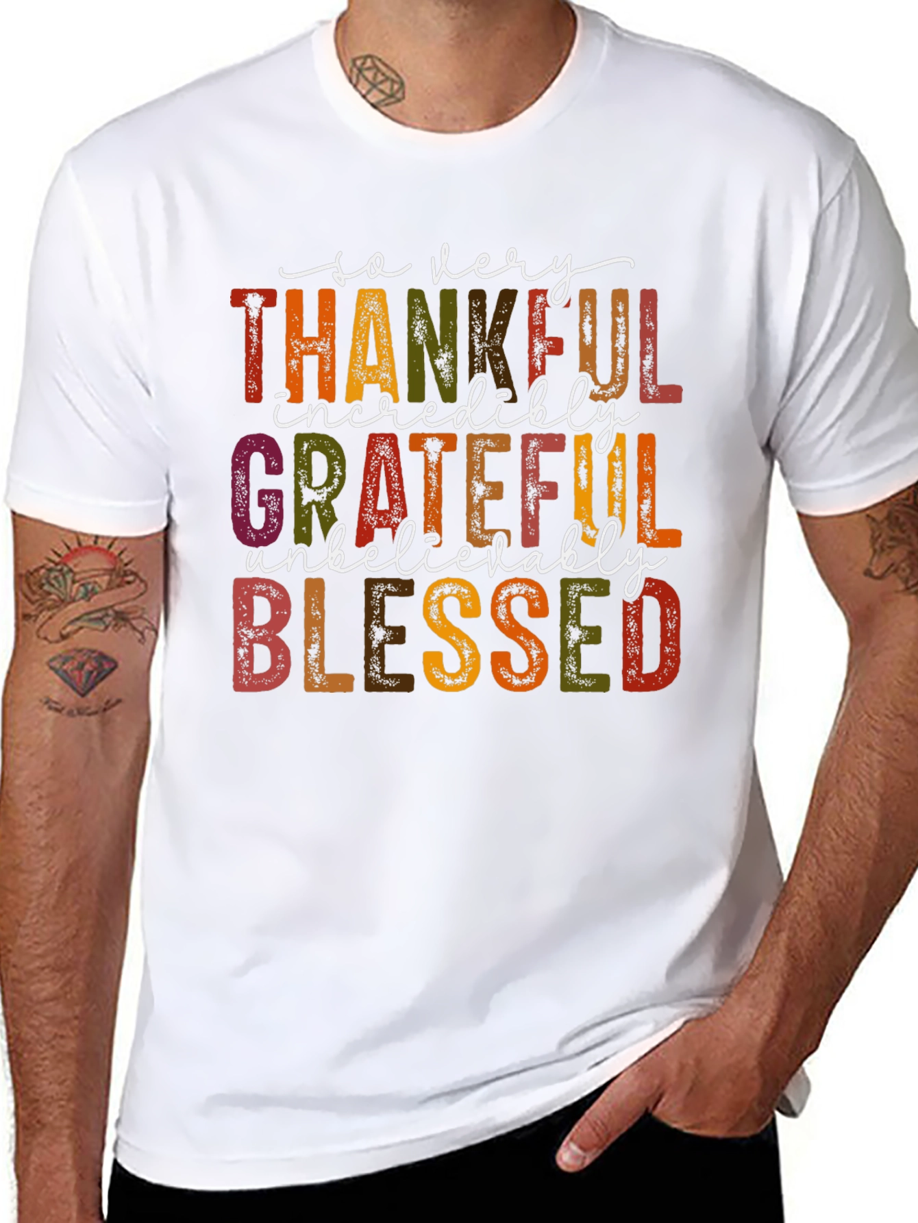 Thankful Grateful Blessed T-Shirt