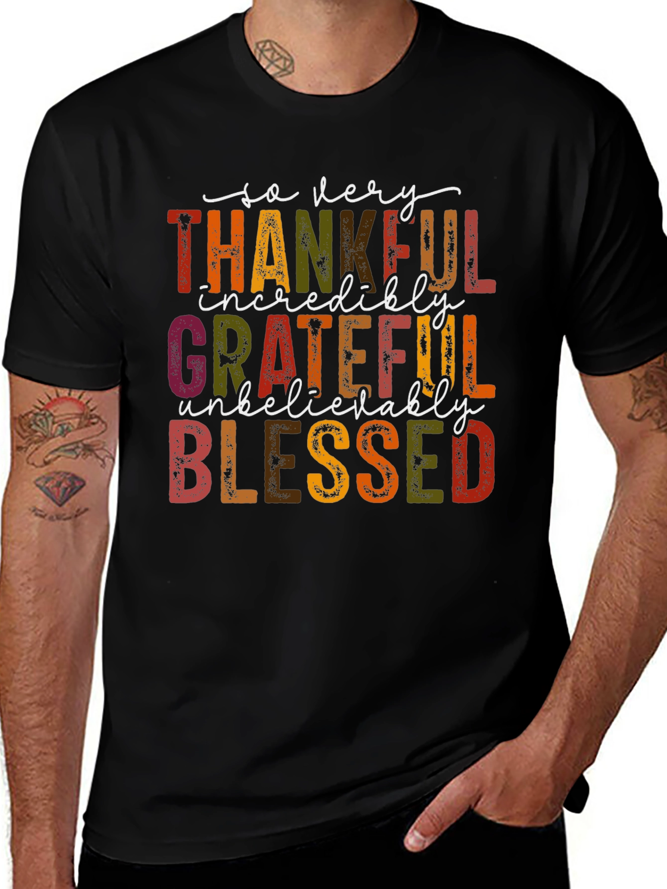 Thankful Grateful Blessed T-Shirt