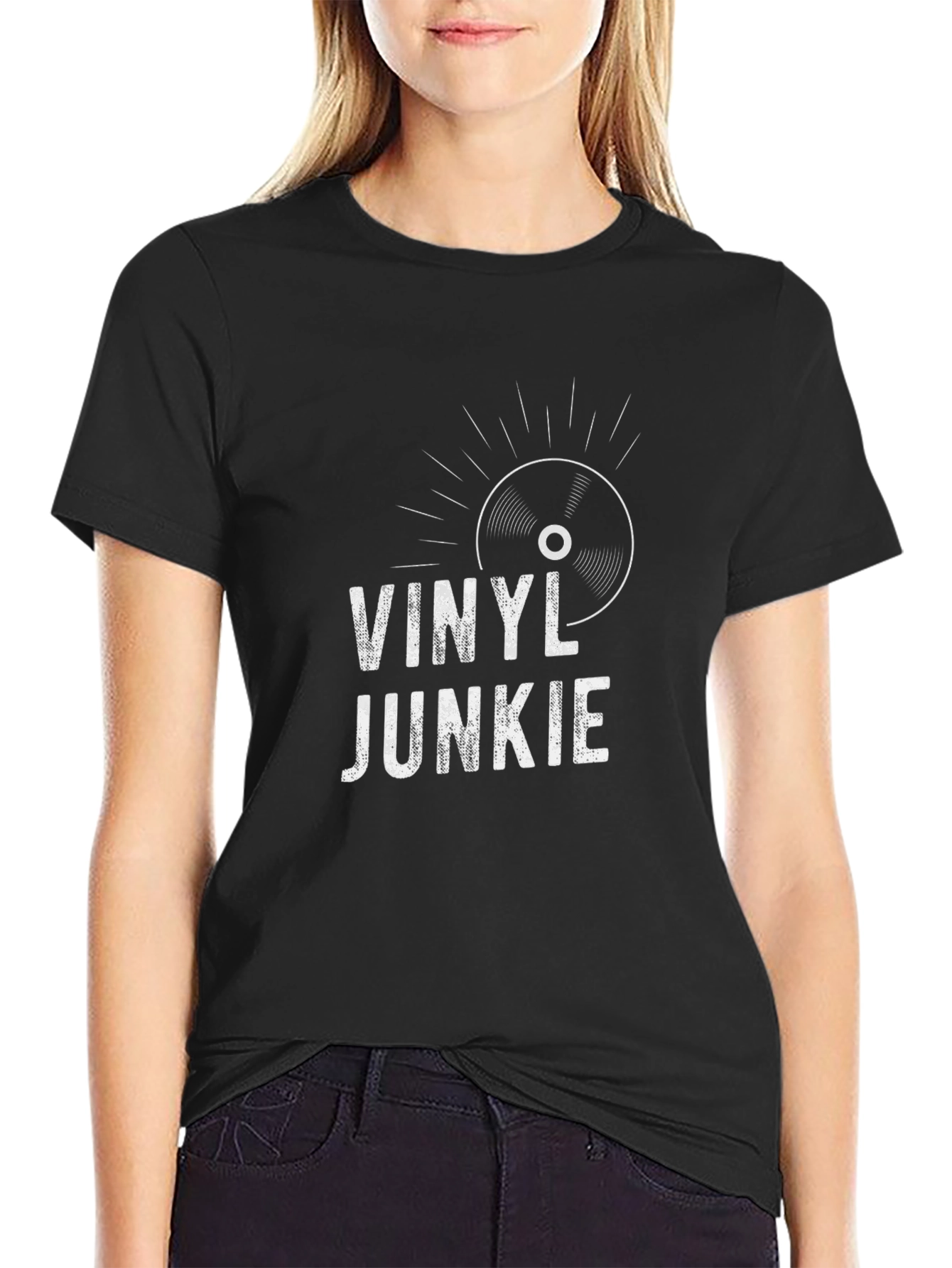 Vinyl Junkie Graphic T-Shirt