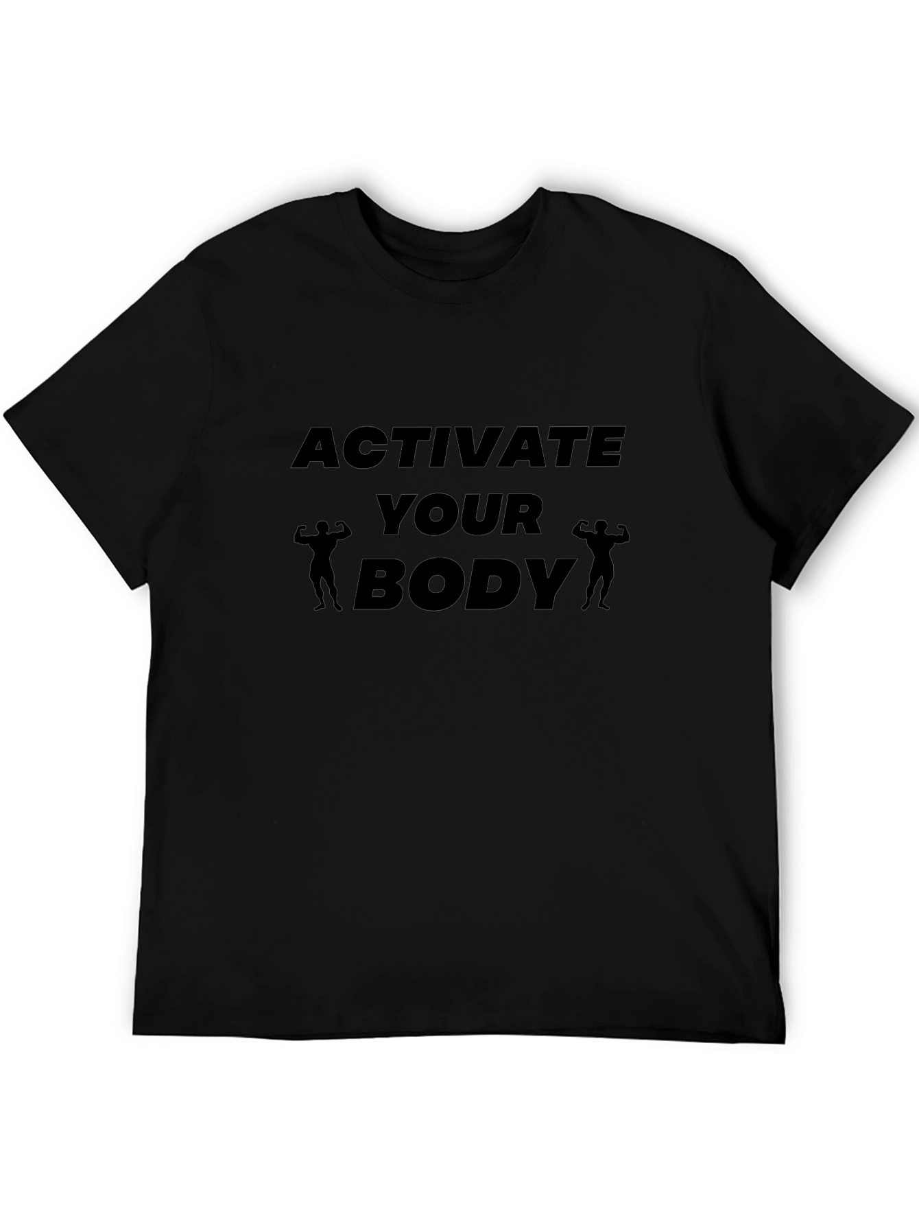Activate Your Body Graphic Tee - Black