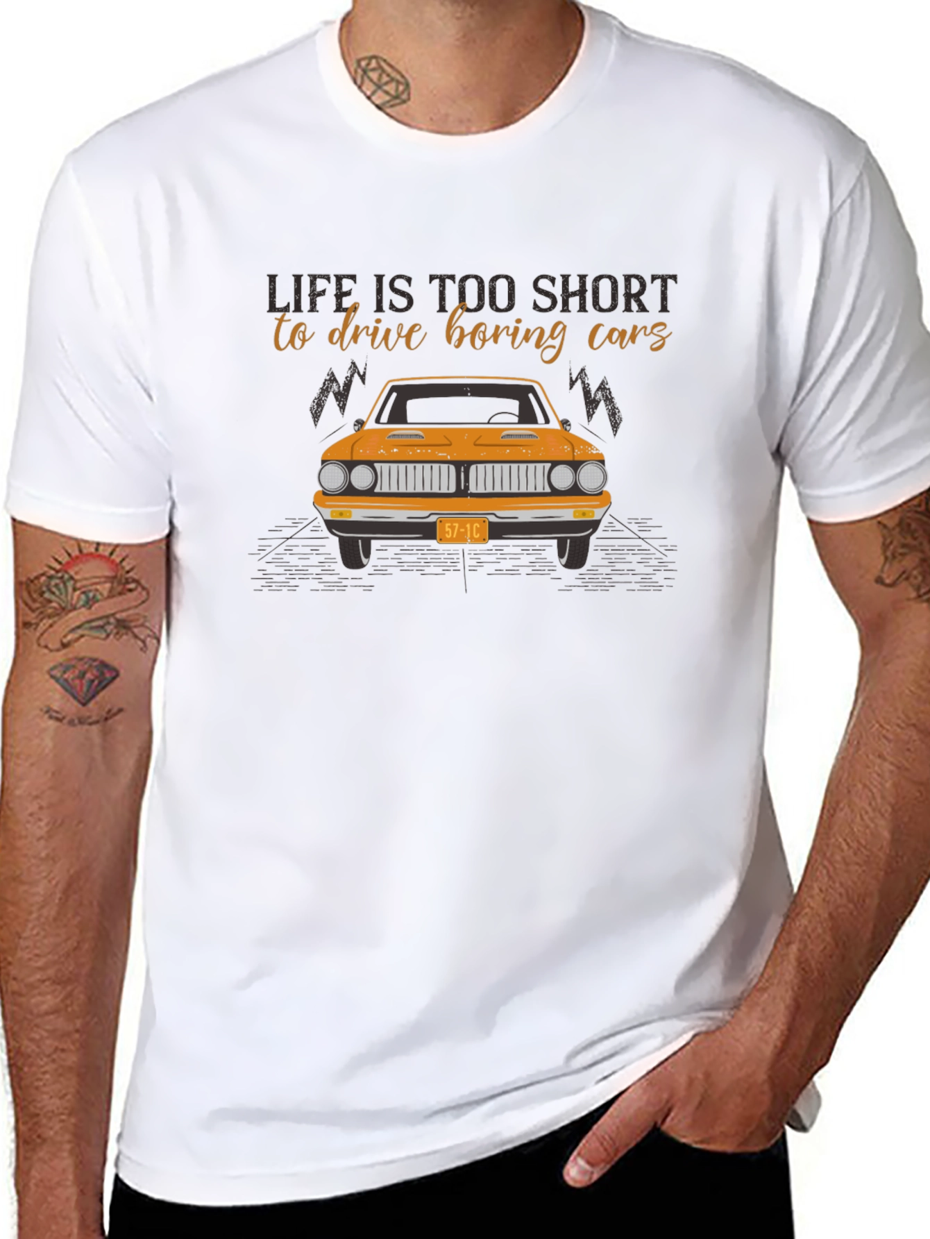 Life Is Too Short Classic Car T-Shirt