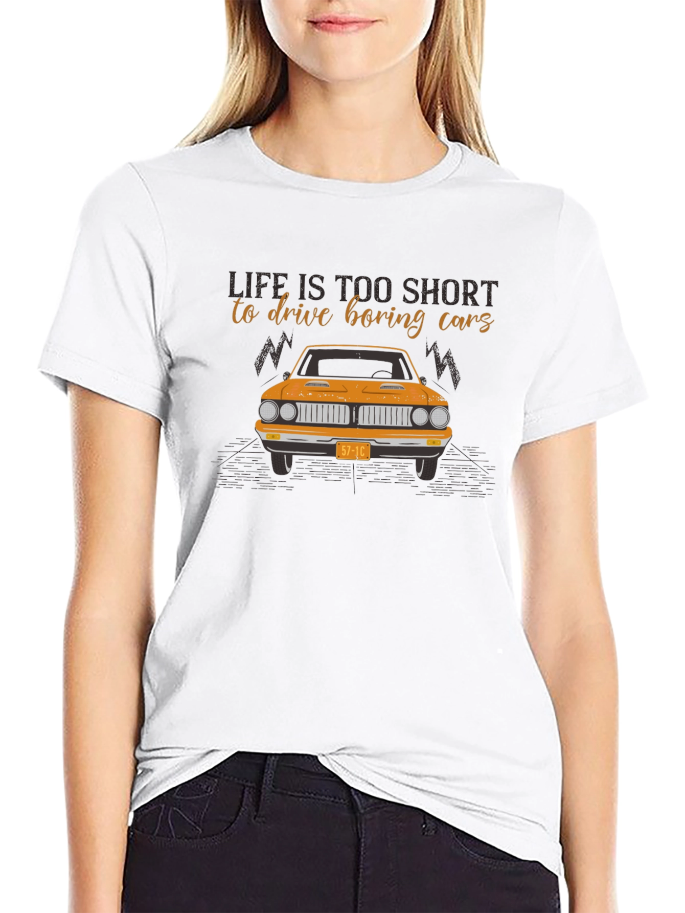 Life Is Too Short Classic Car T-Shirt