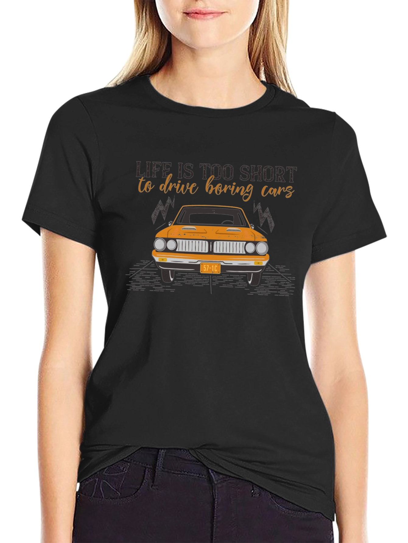 Life Is Too Short Classic Car T-Shirt