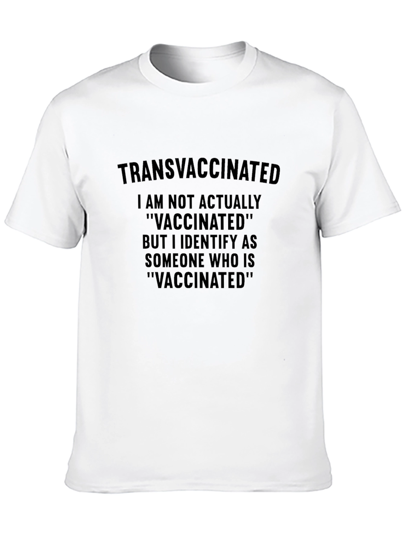 Transvaccinated Novelty Graphic Tee