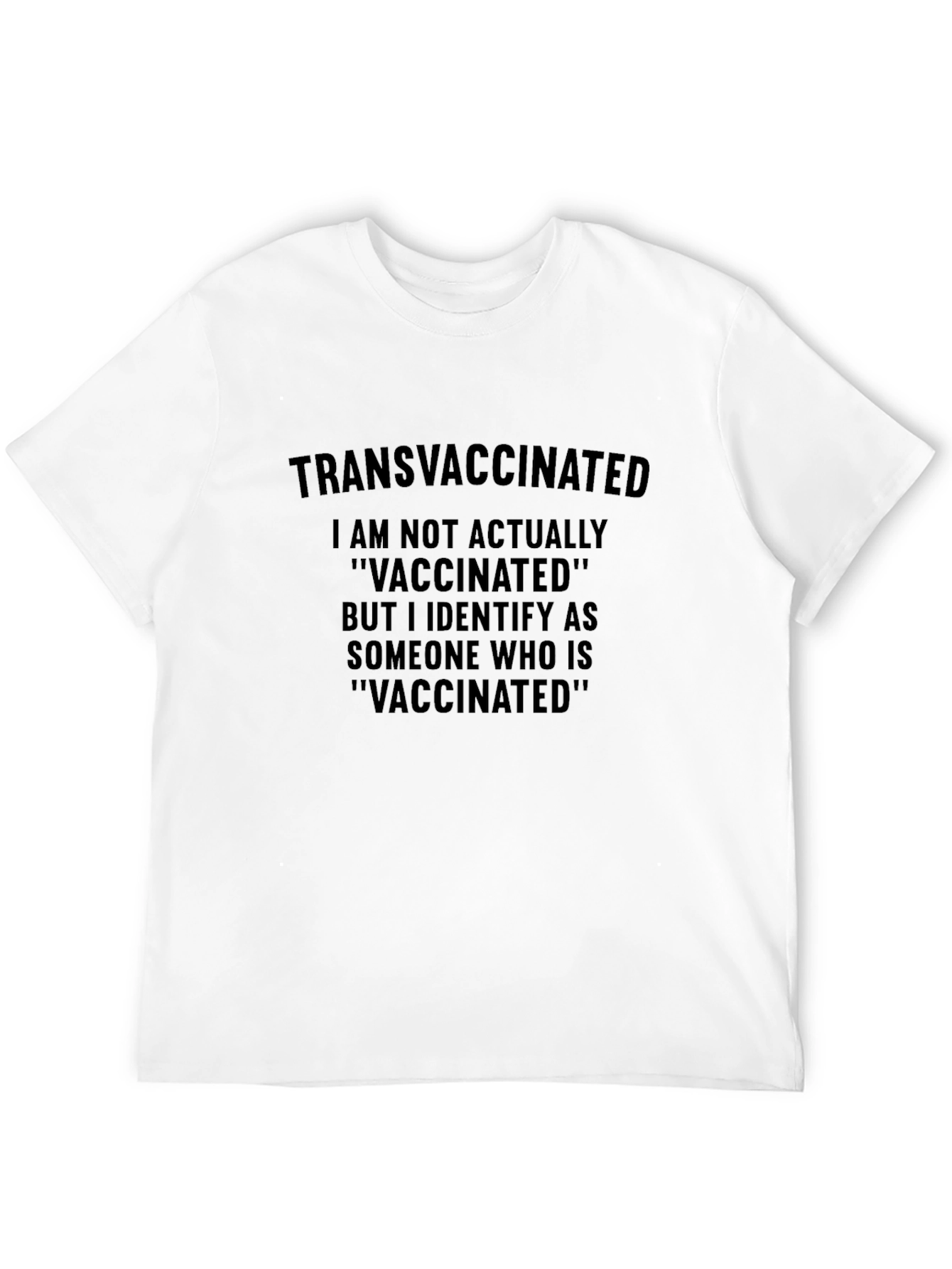 Transvaccinated Novelty Graphic Tee