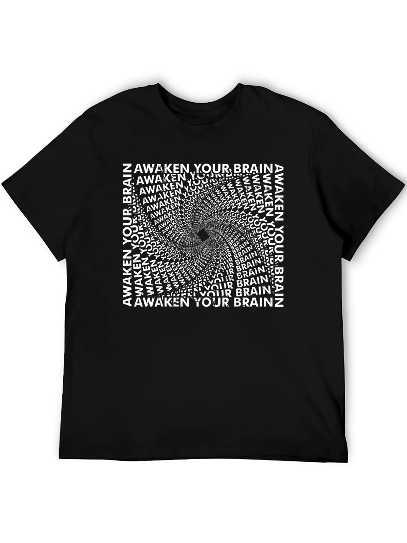 Awaken Your Brain Graphic Tee - Black