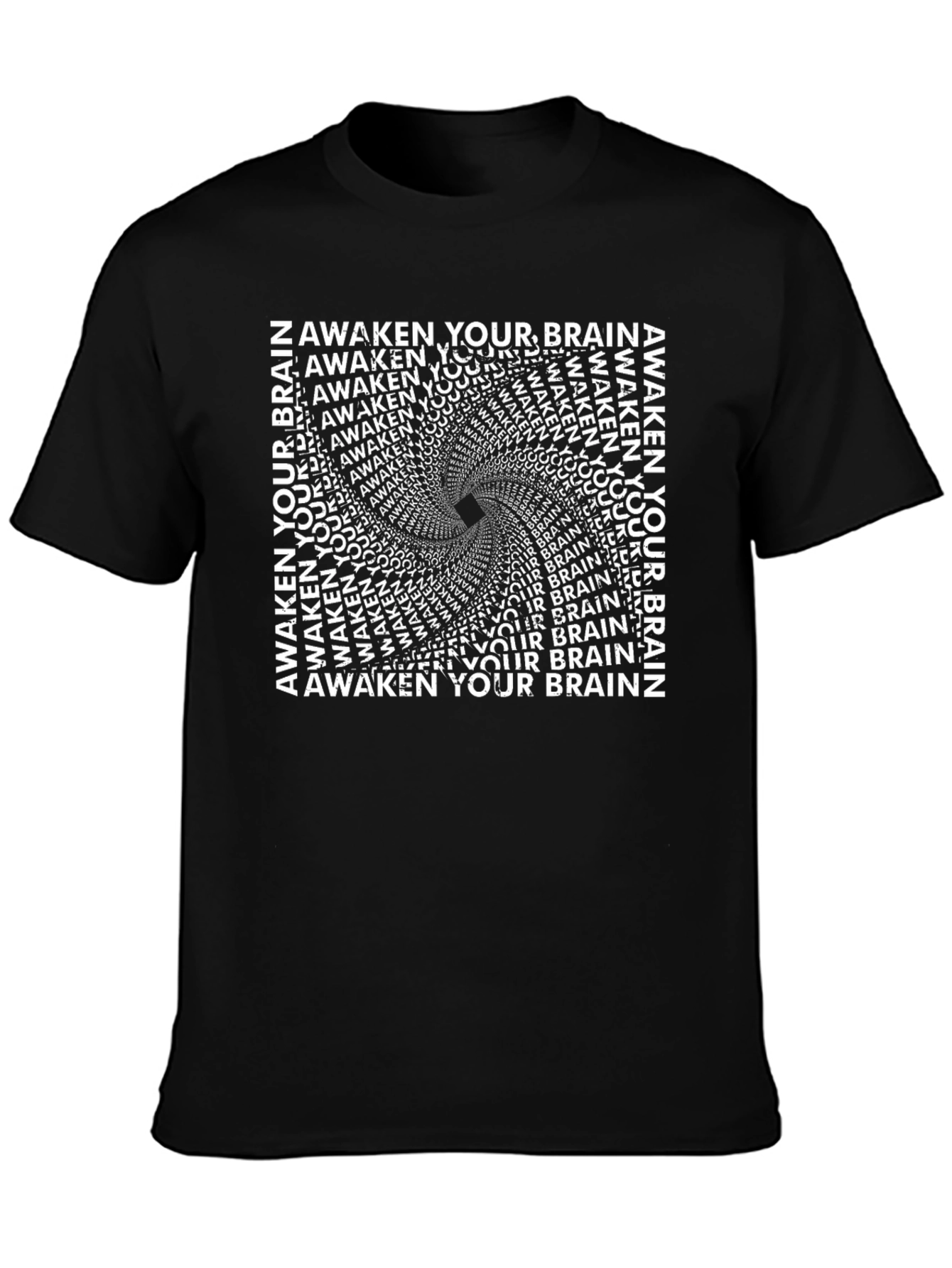 Awaken Your Brain Graphic Tee - Black