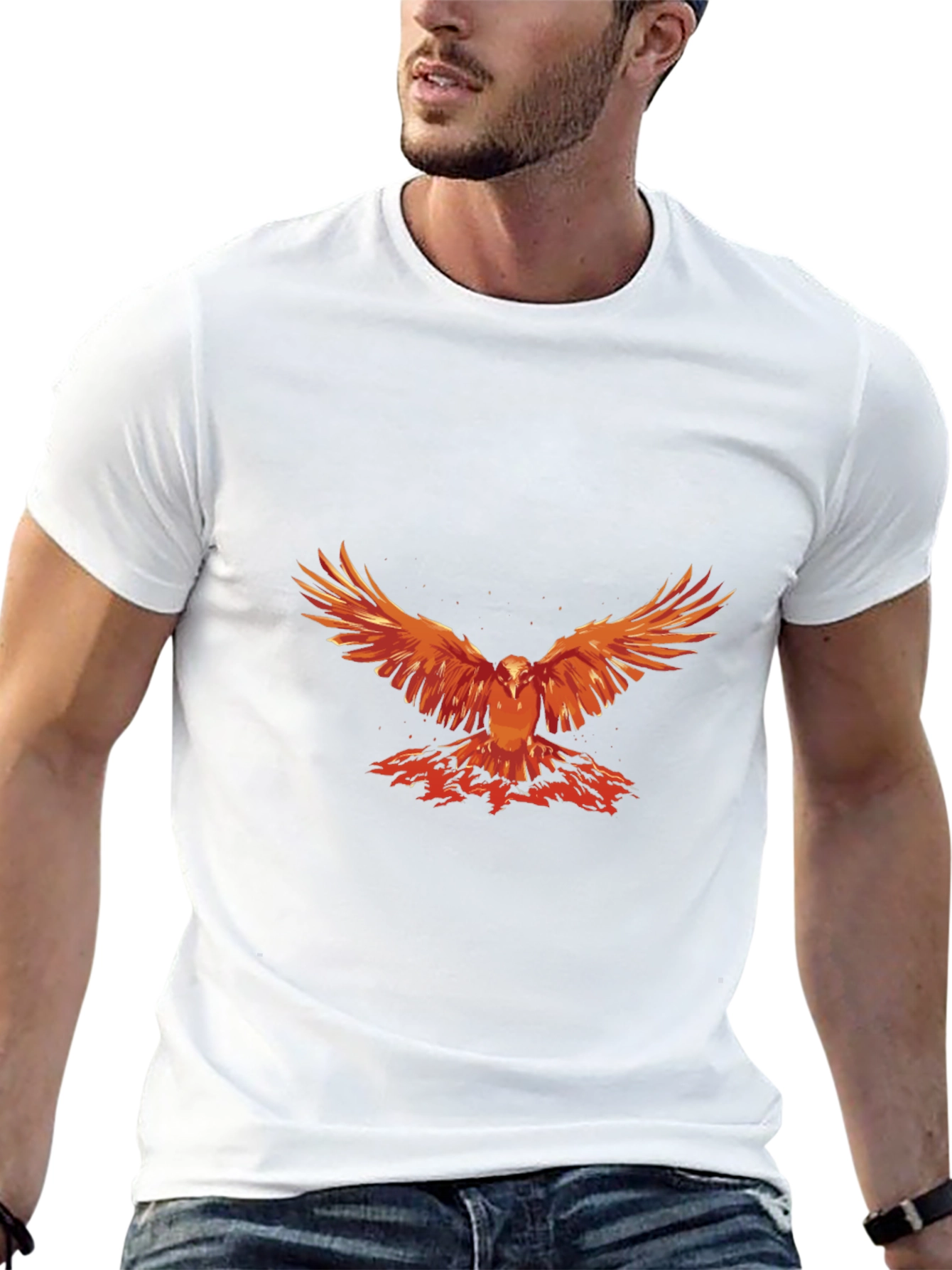 Phoenix Graphic Tee - Mens Black T-Shirt