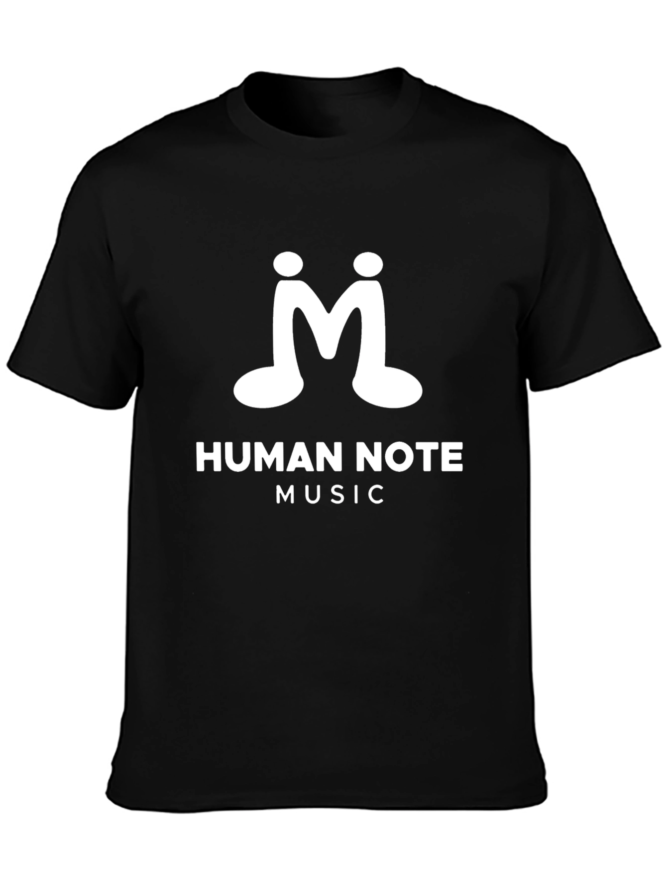 Human Note Music Black T-Shirt