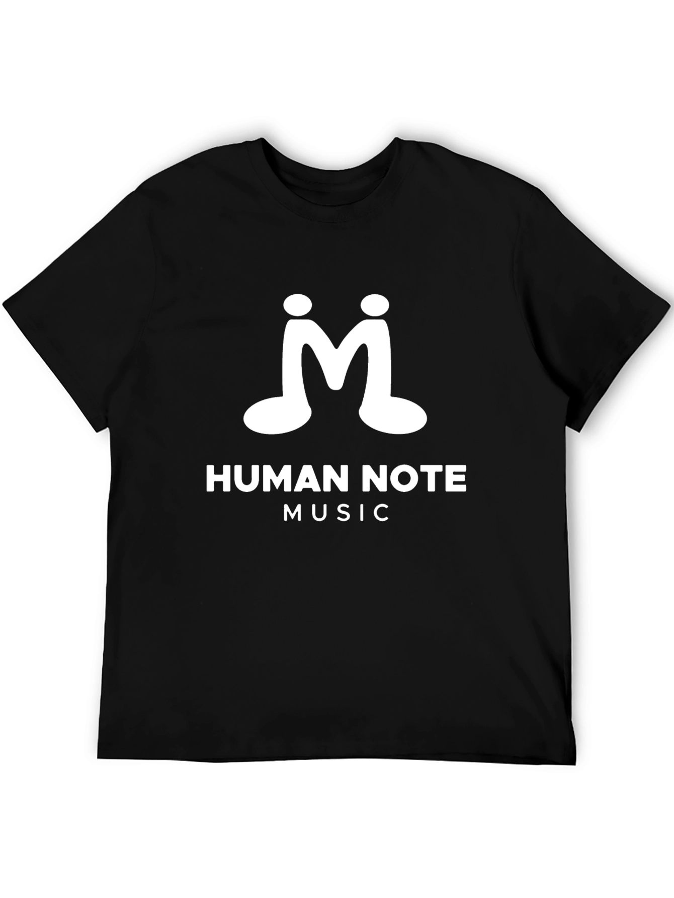 Human Note Music Black T-Shirt