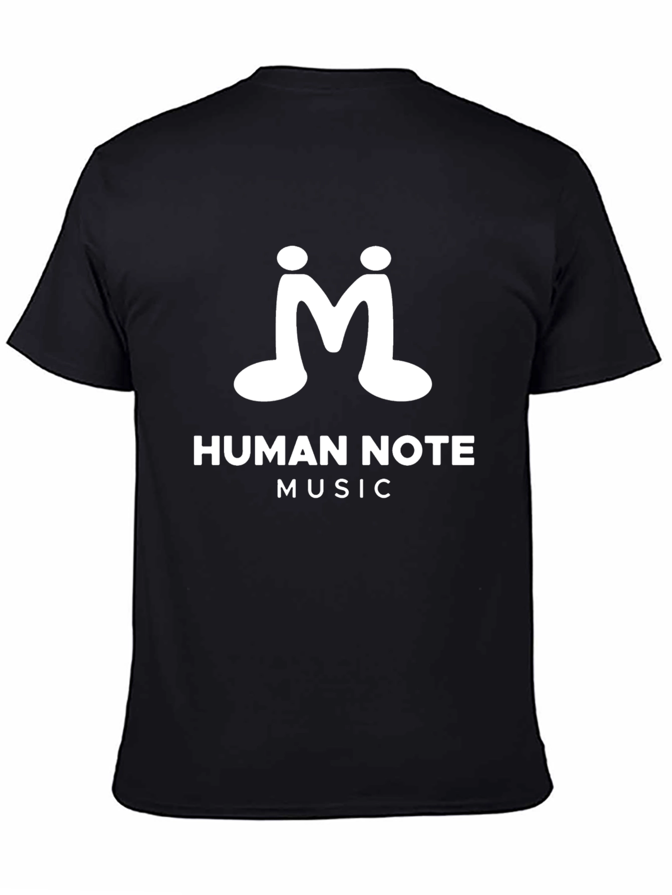 Human Note Music Black T-Shirt