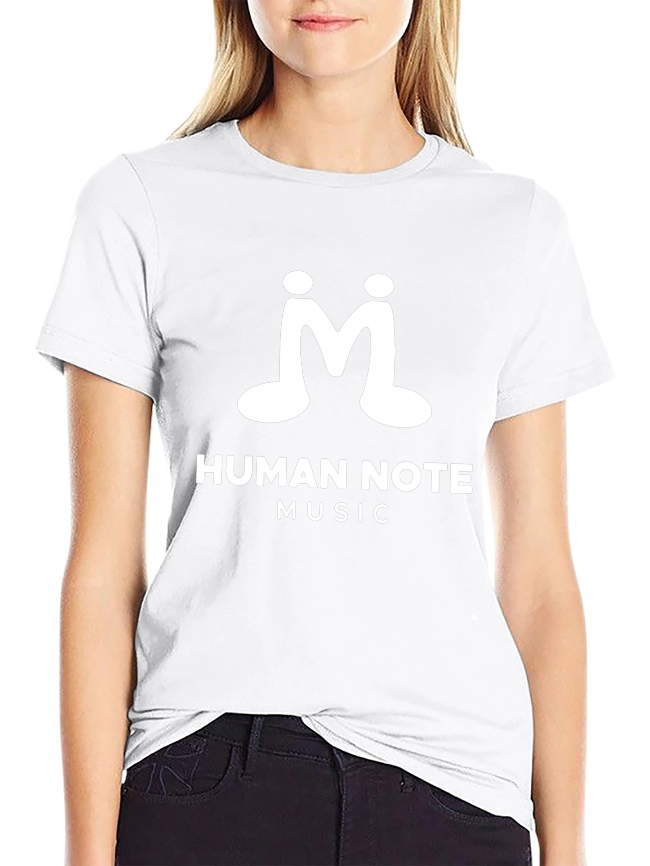 Human Note Music Black T-Shirt