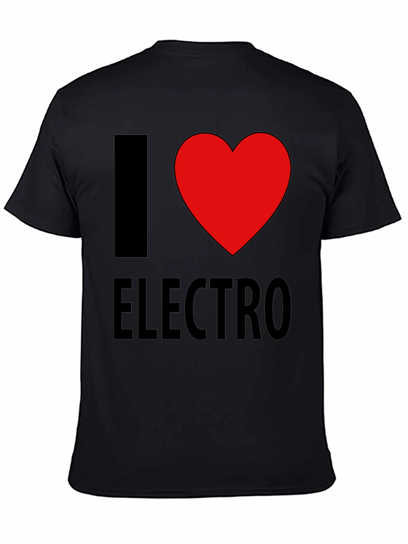 I Heart Electro Black T-Shirt