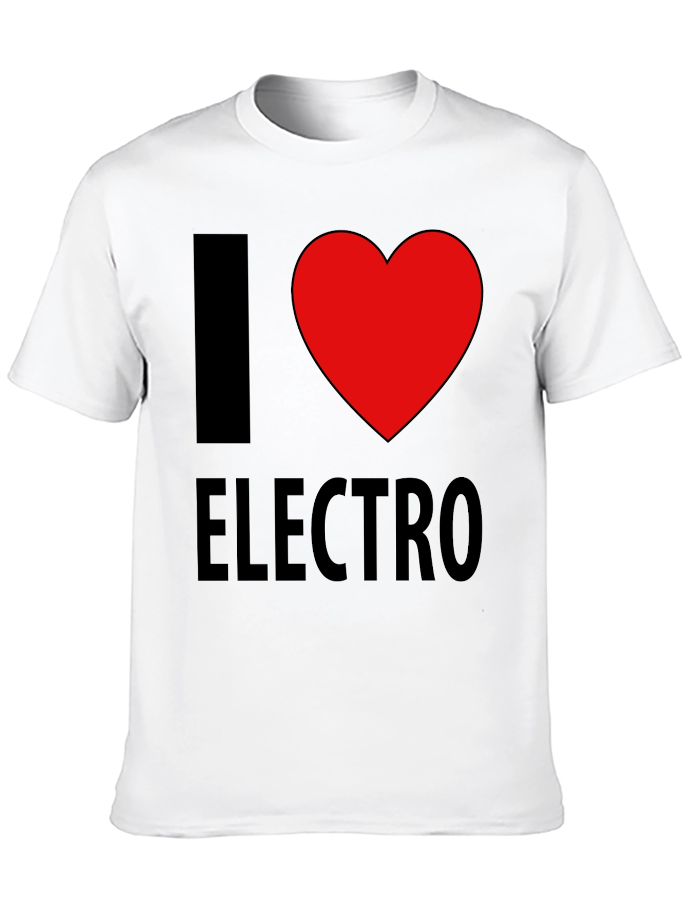 I Heart Electro Black T-Shirt
