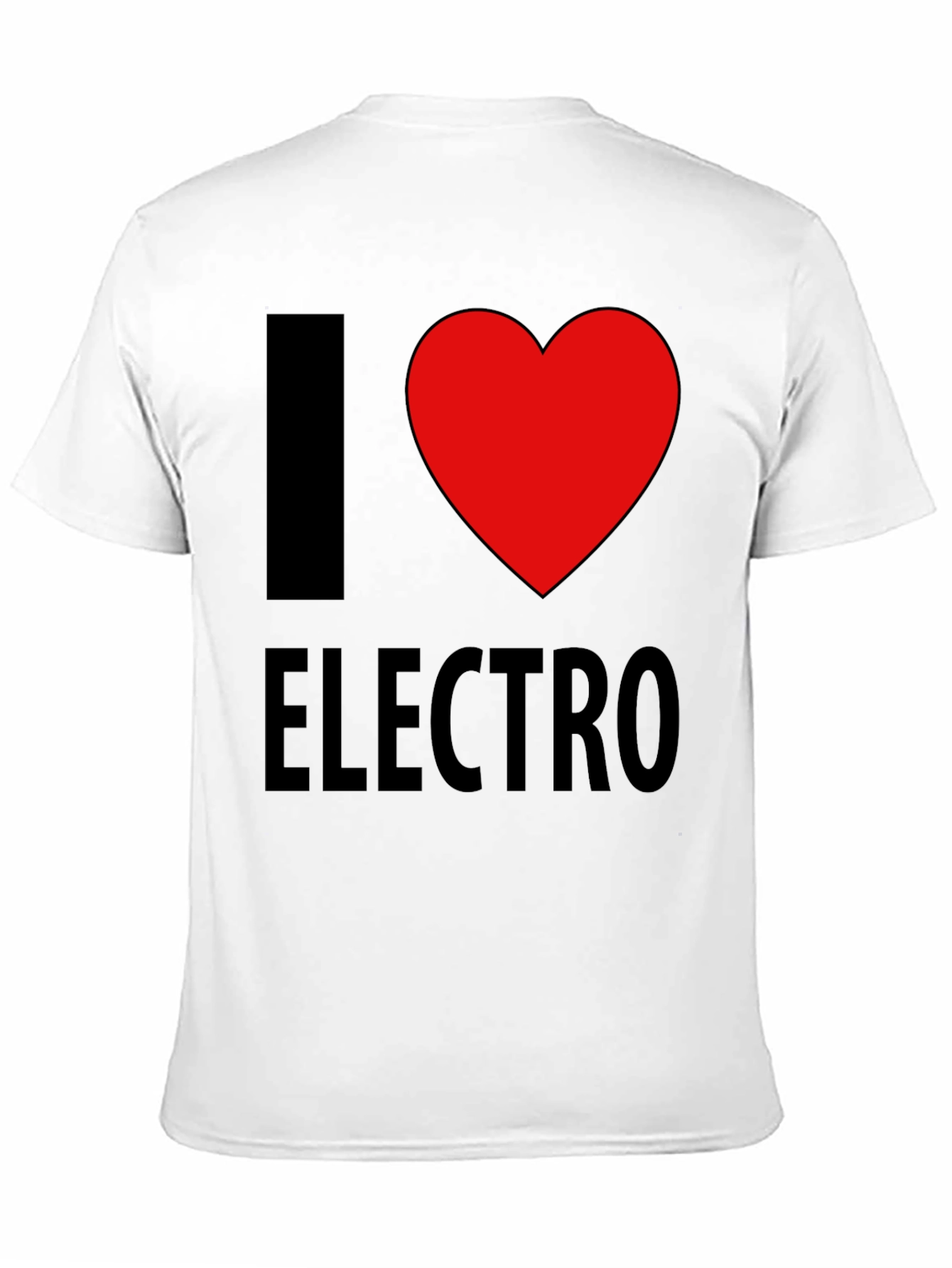 I Heart Electro Black T-Shirt