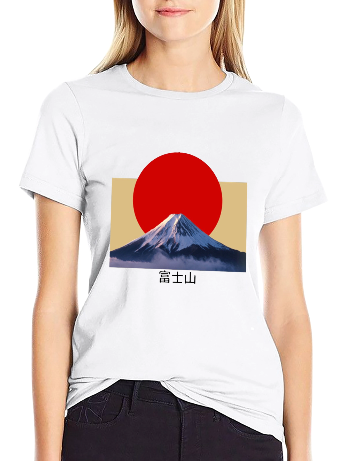 Mount Fuji Graphic Tee - Black