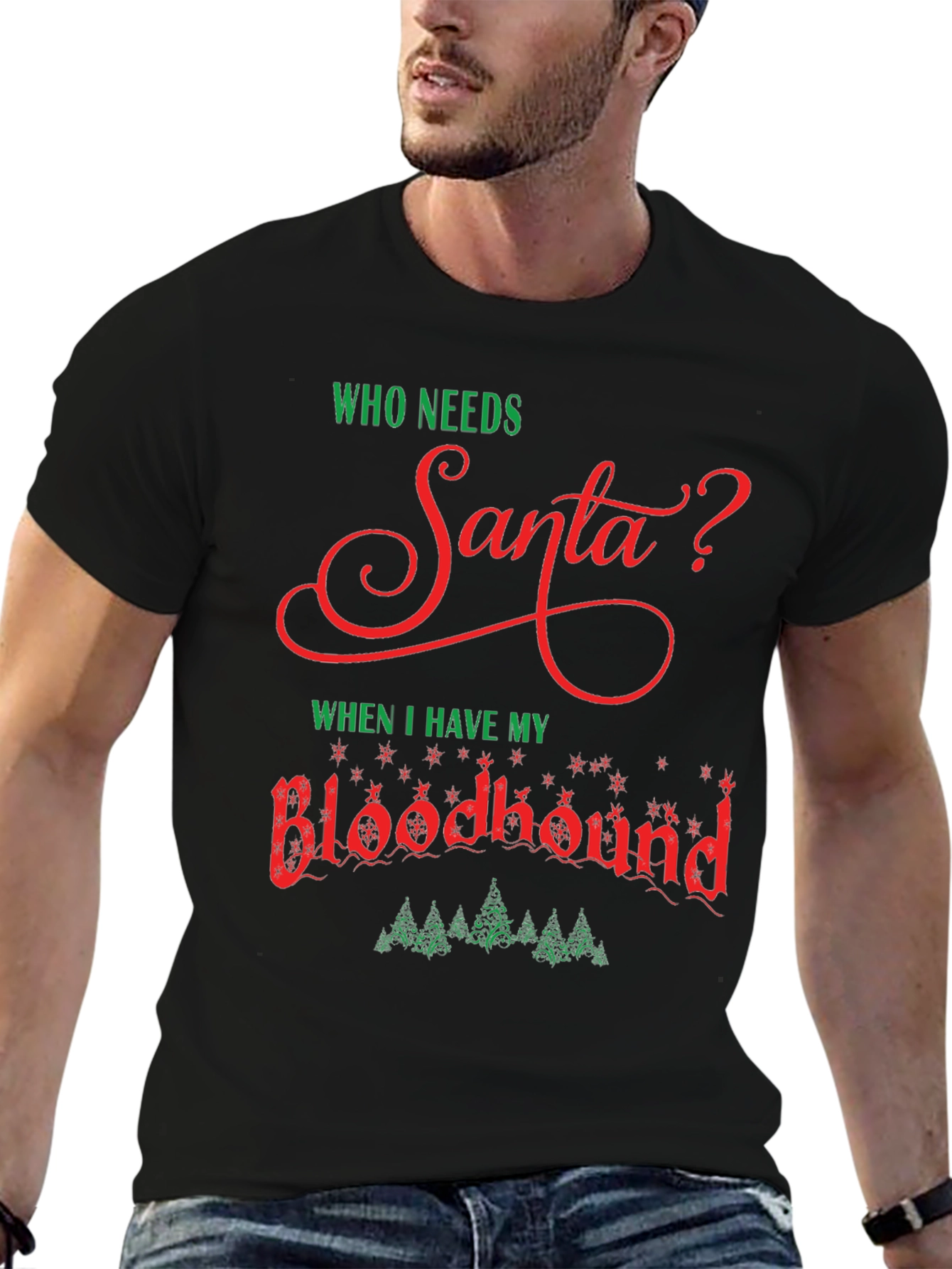 Who Needs Santa? Bloodhound T-Shirt