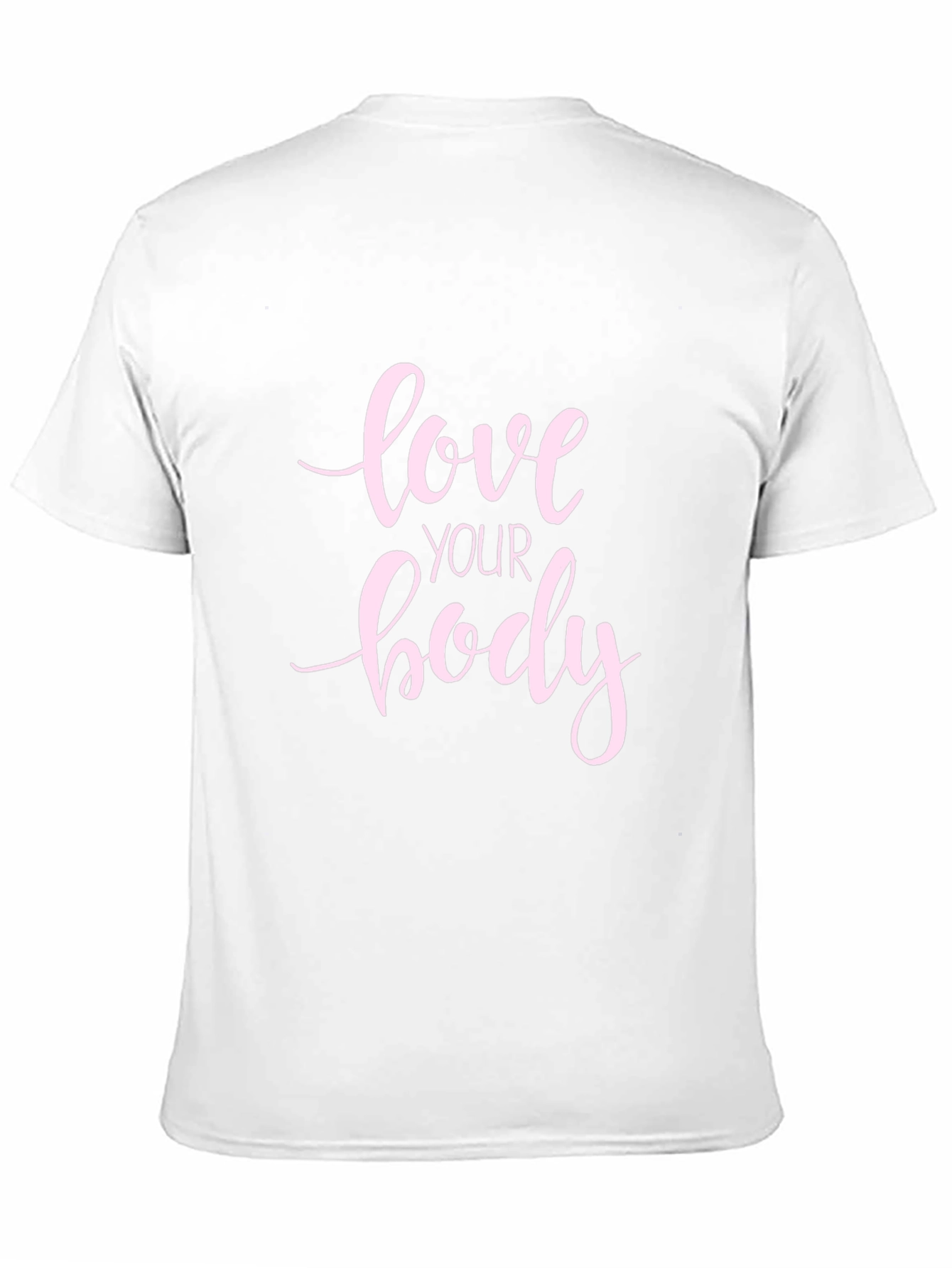 Love Your Body Graphic Tee - Black Cotton T-Shirt