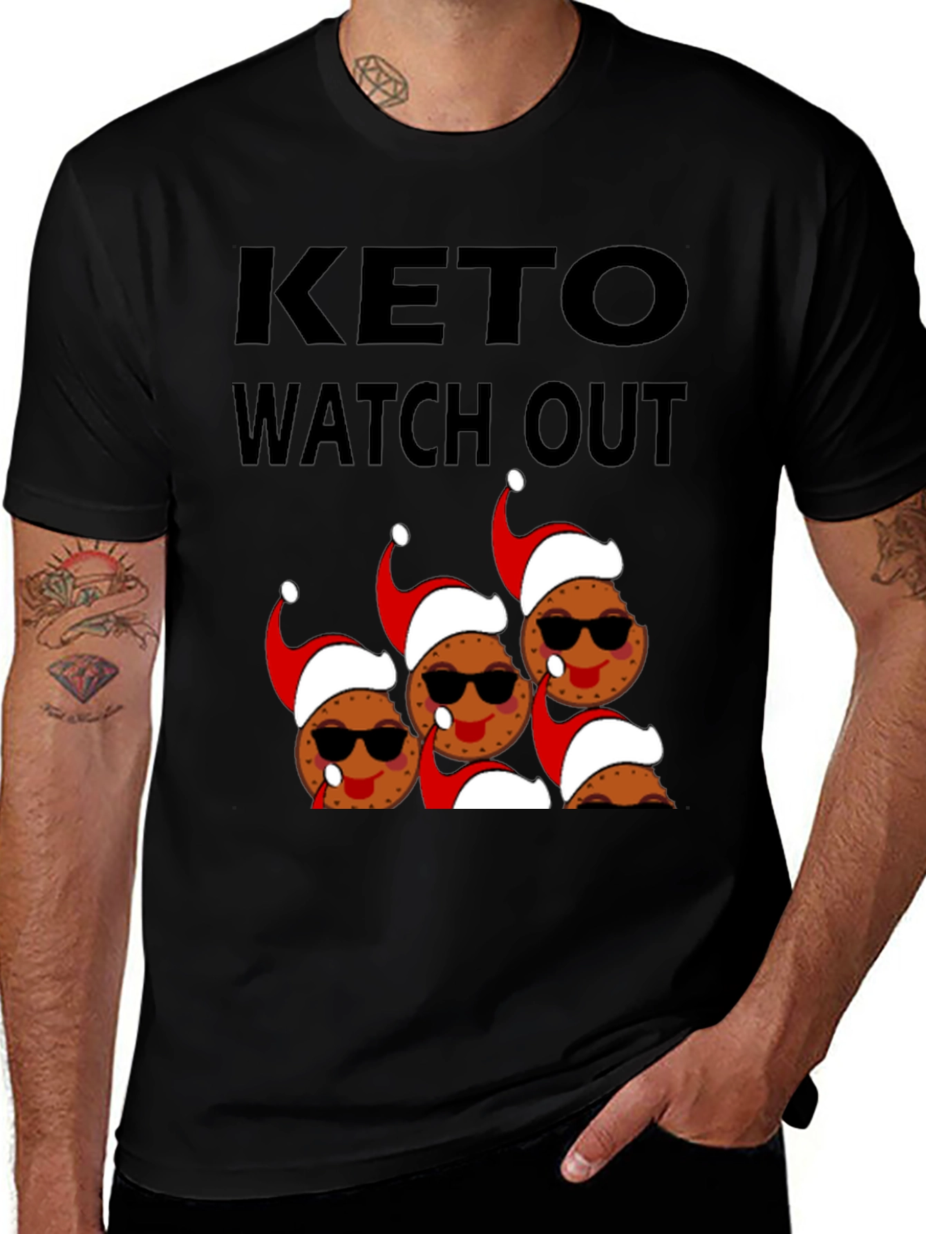 Keto Watch Out Christmas Cookies T-Shirt