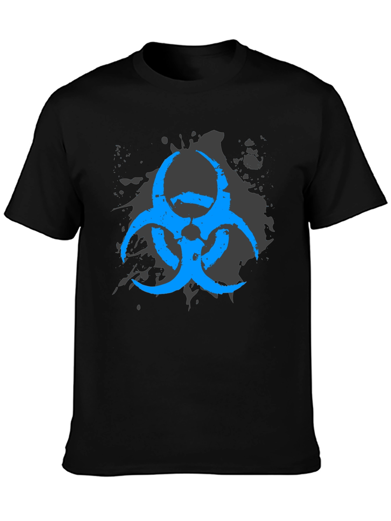 Biohazard Symbol T-Shirt - Mens Black Tee