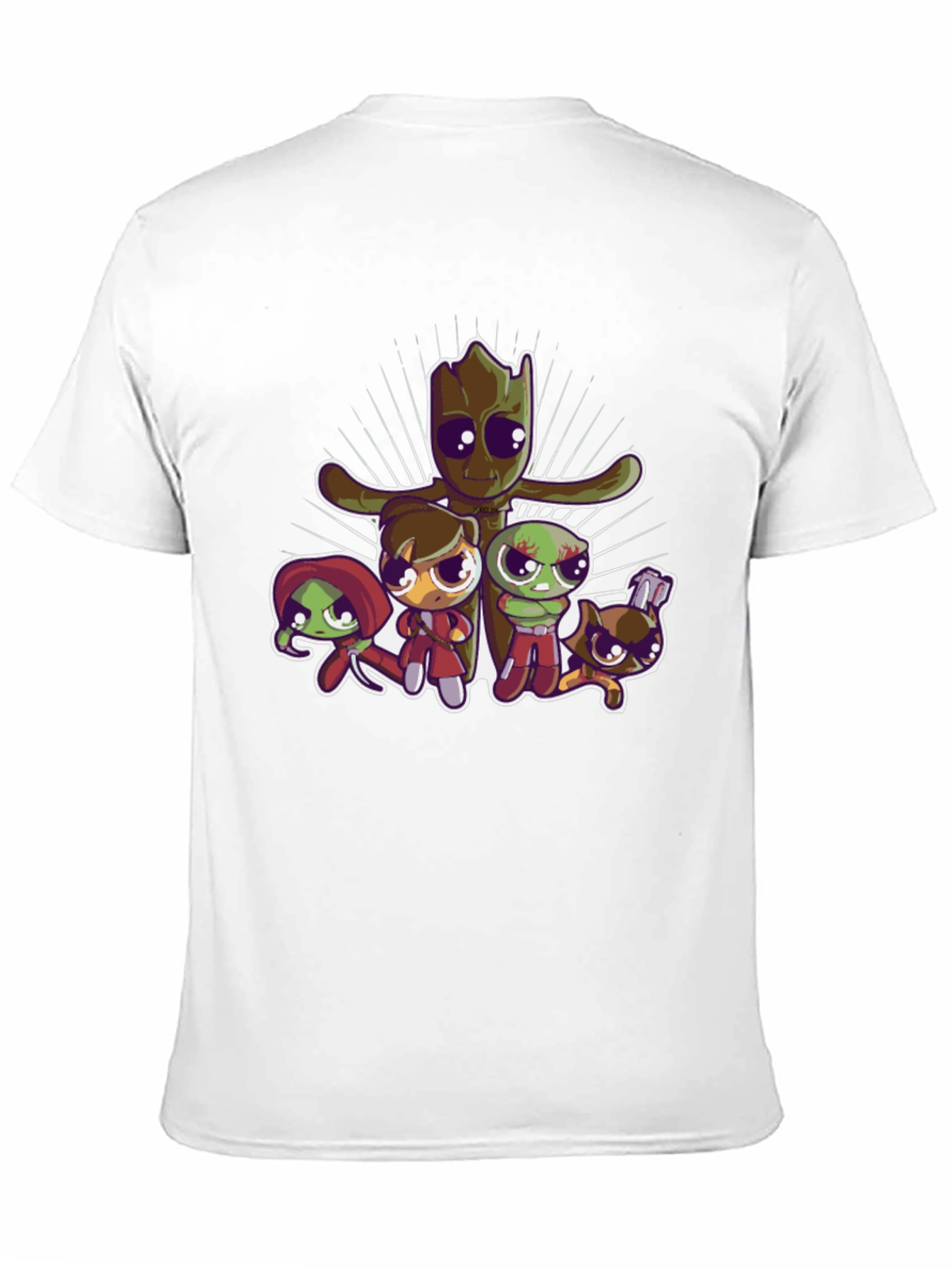 Guardians of the Galaxy Chibi T-Shirt - Black