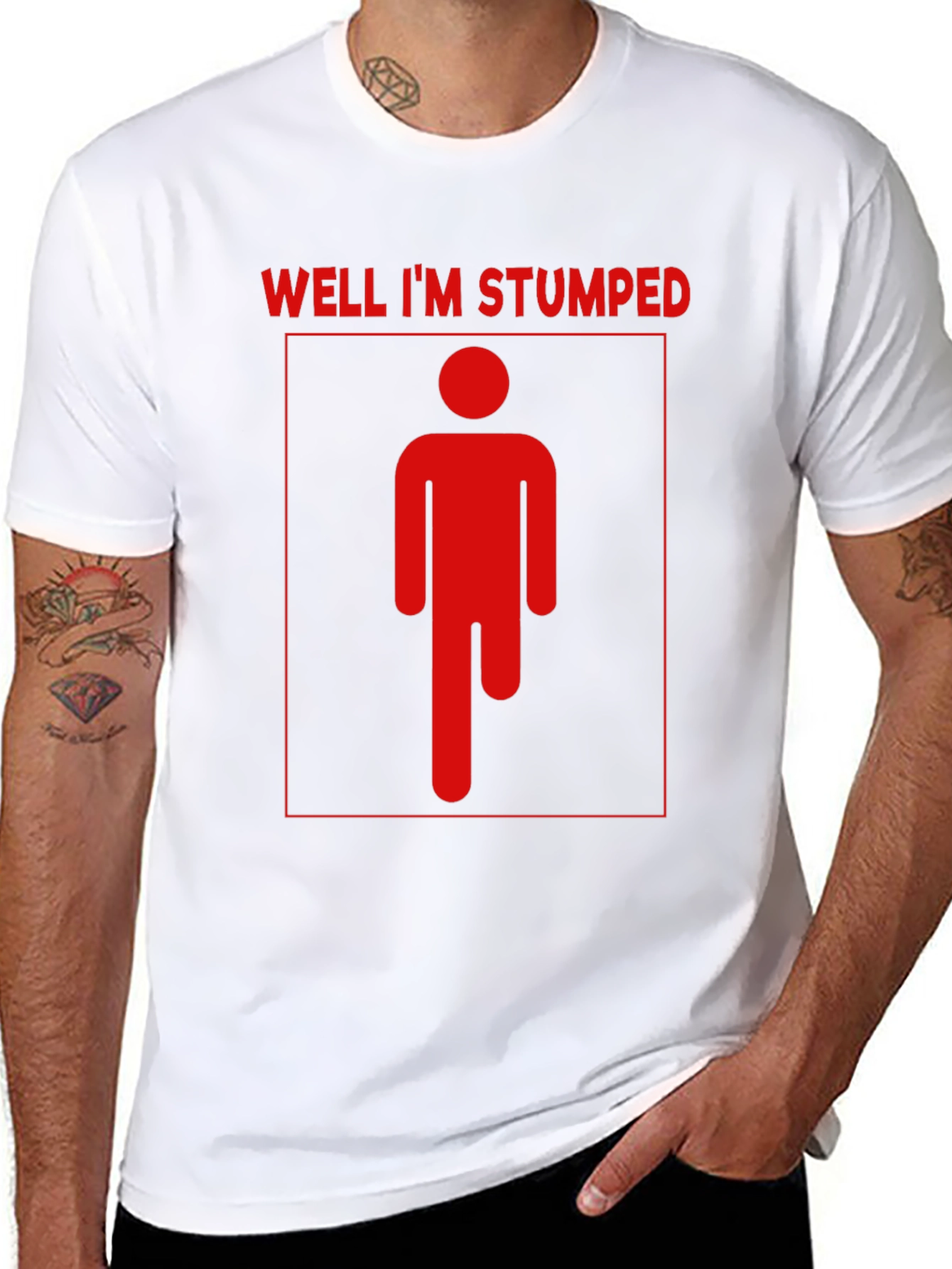 Well Im Stumped T-Shirt - Humor Tee