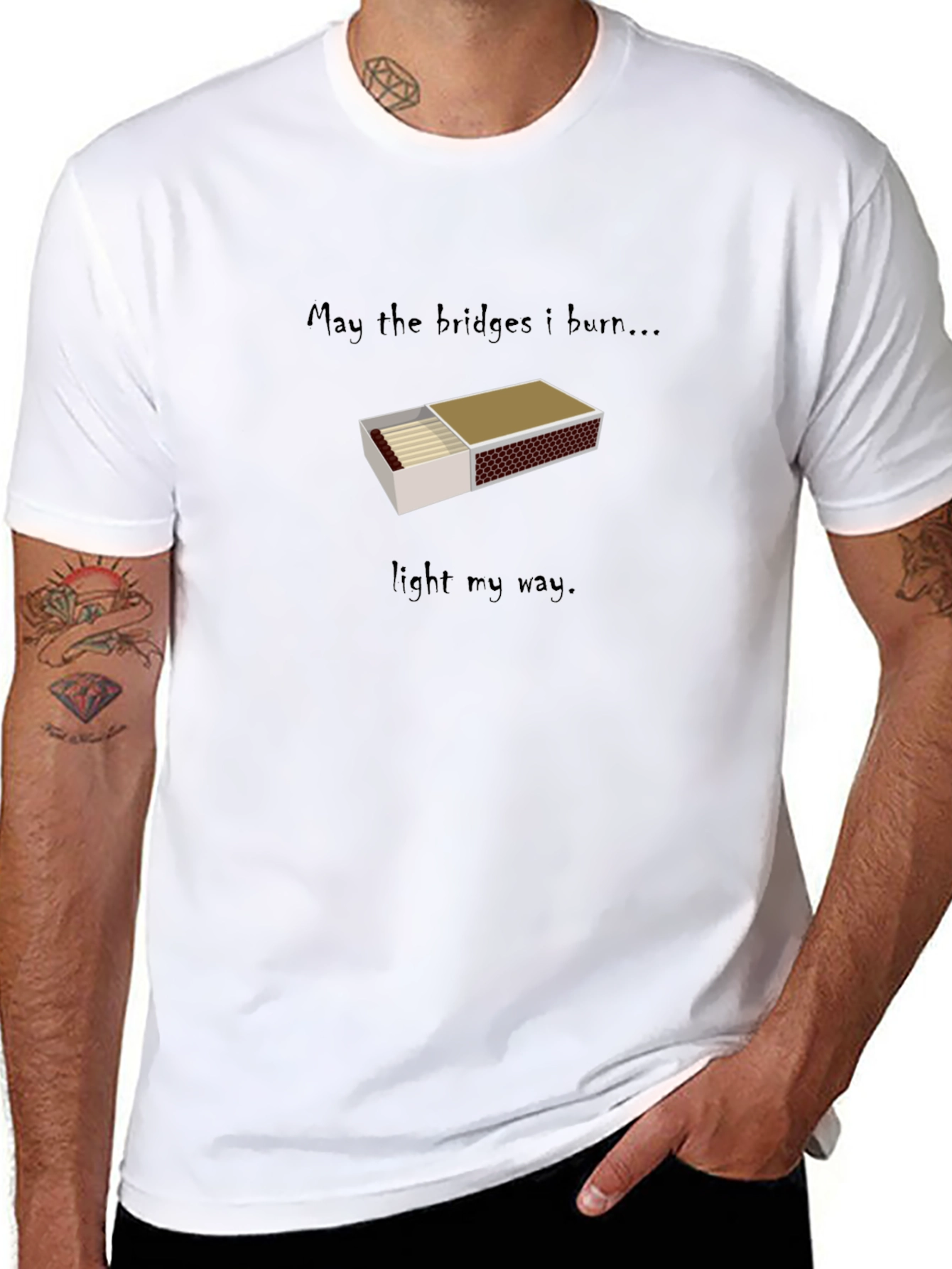 May The Bridges Burn T-Shirt - Graphic Tee