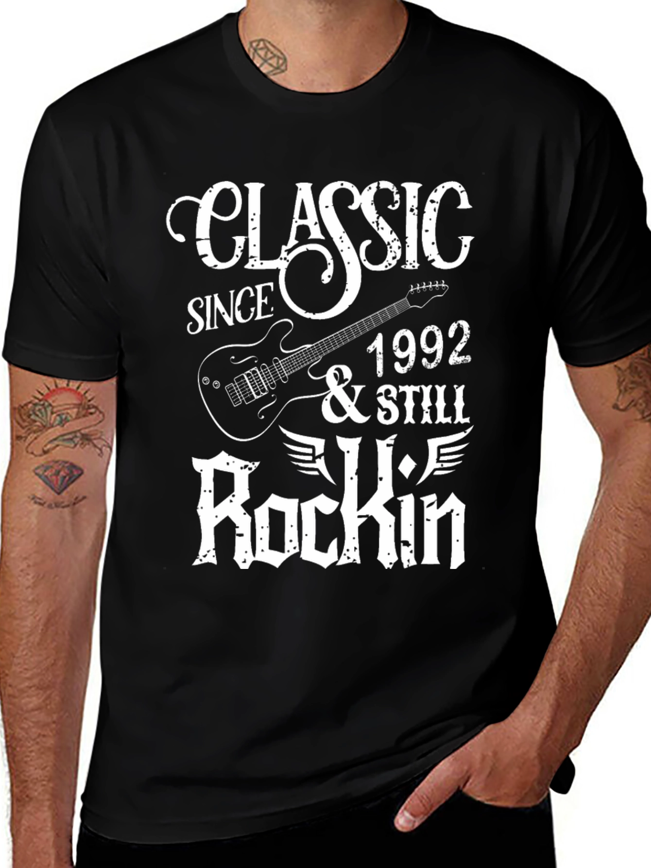 Classic Since 1992 T-Shirt - Rockin Birthday Tee
