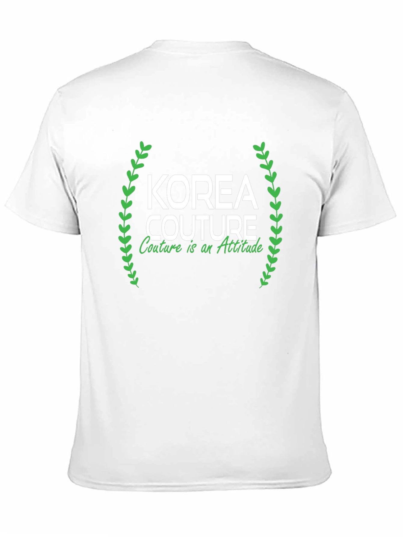 Korea Couture Black Graphic Tee