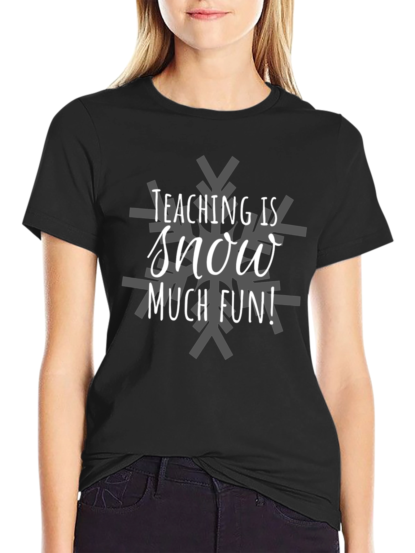 Teaching is Snow Much Fun Graphic Tee