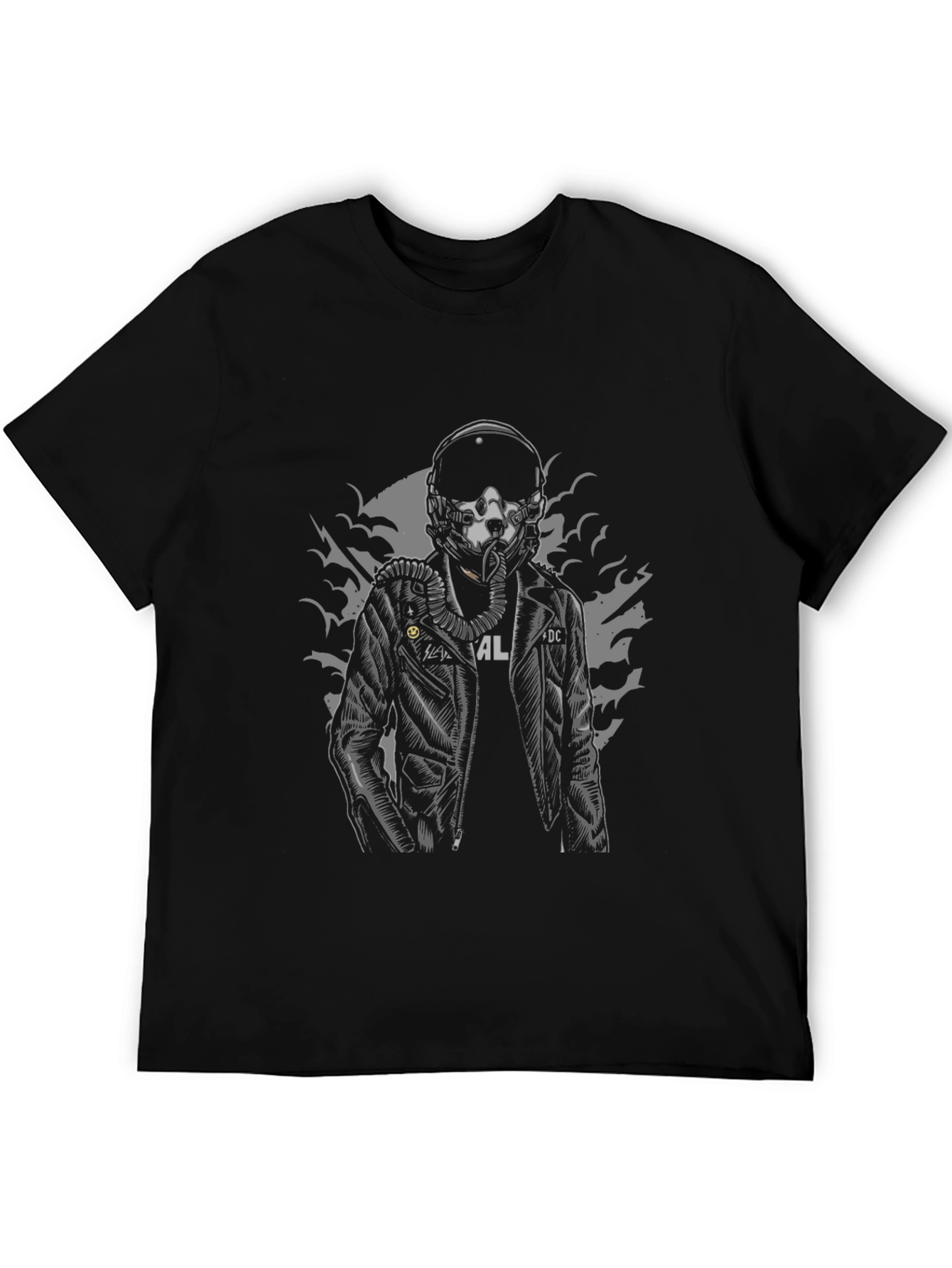 Pilot Graphic T-Shirt - Cool Black Tee
