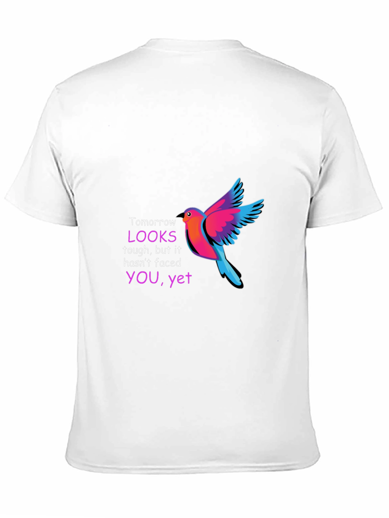 Motivational Bird Graphic T-Shirt