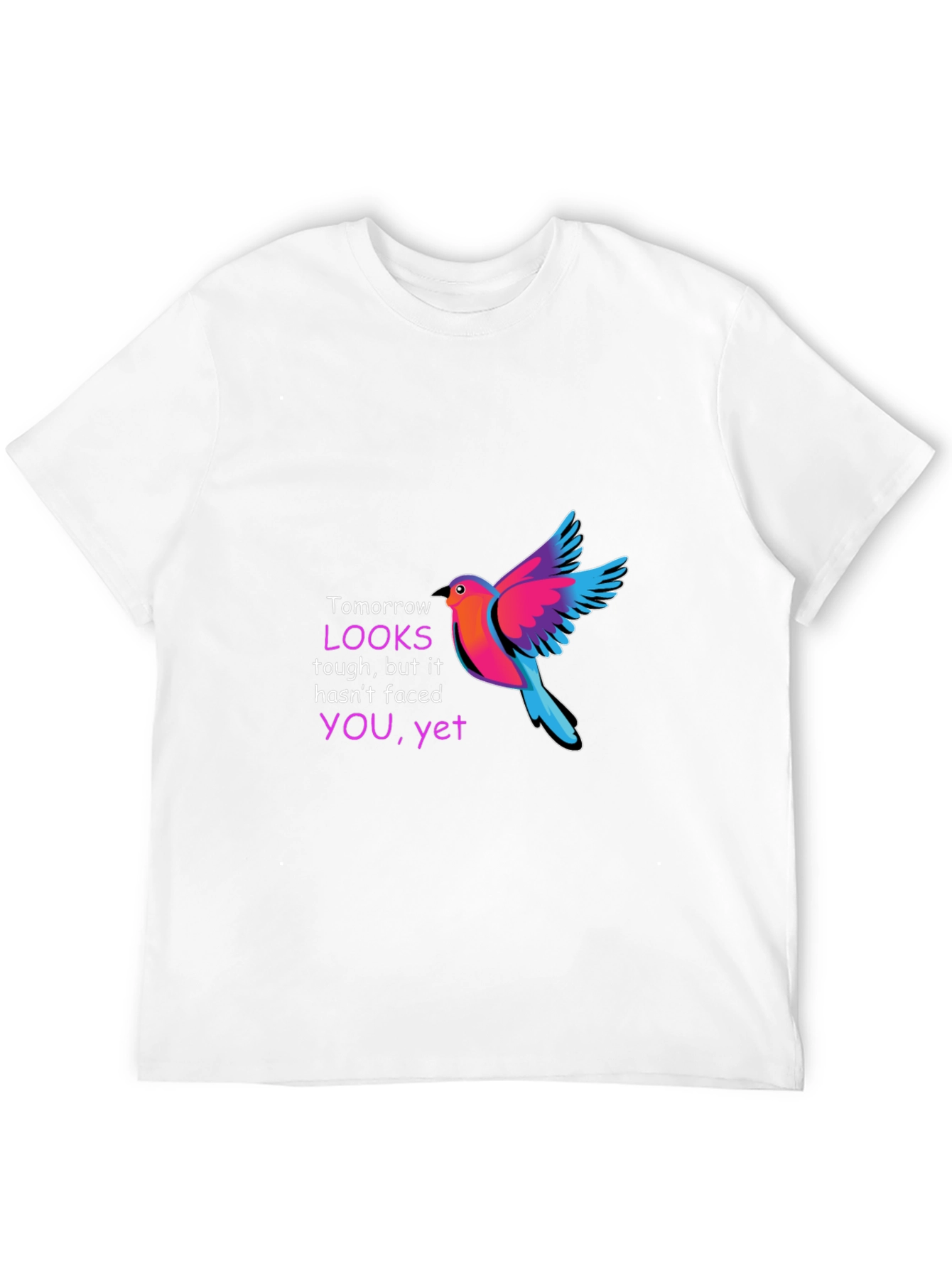 Motivational Bird Graphic T-Shirt
