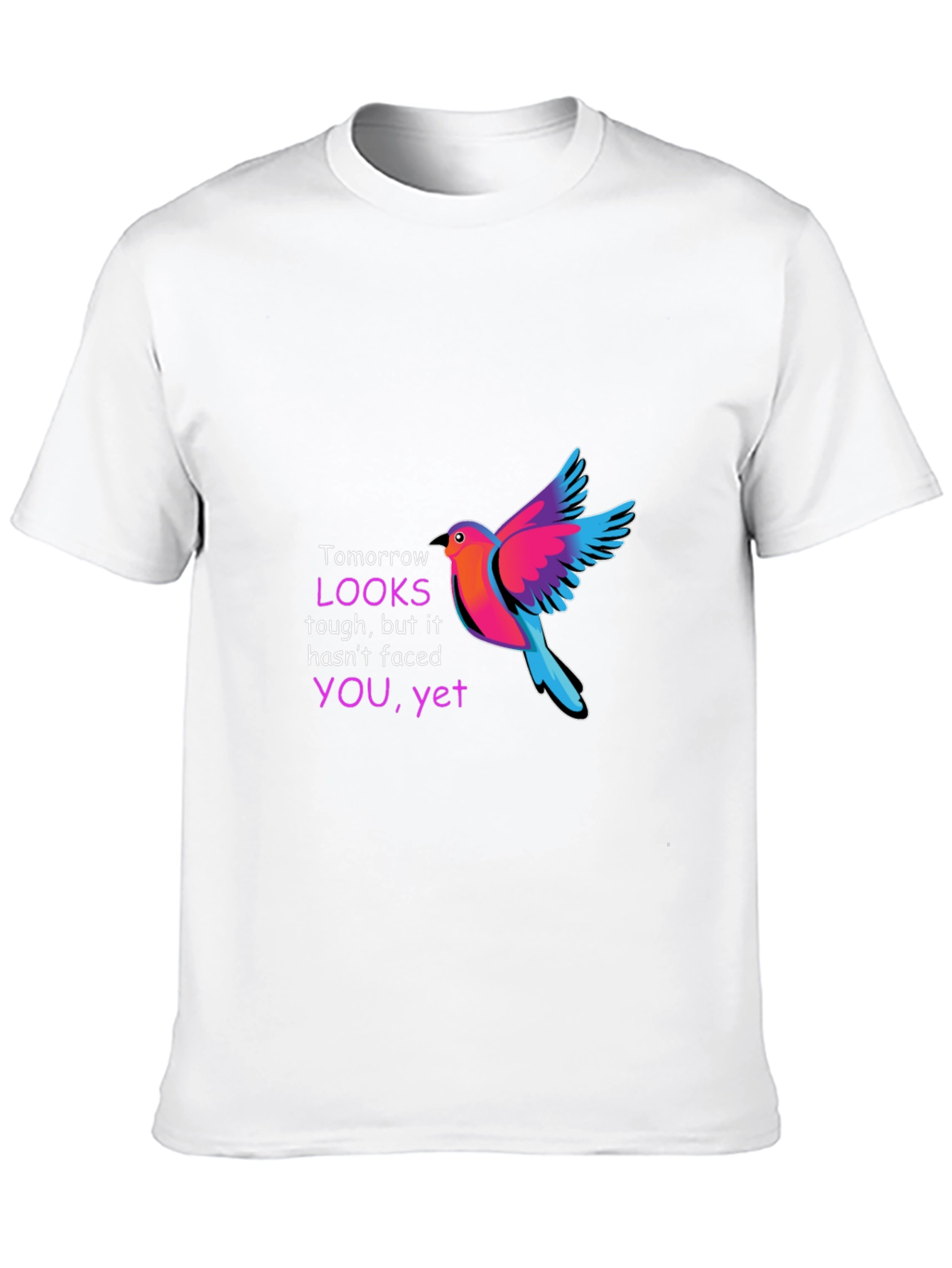 Motivational Bird Graphic T-Shirt
