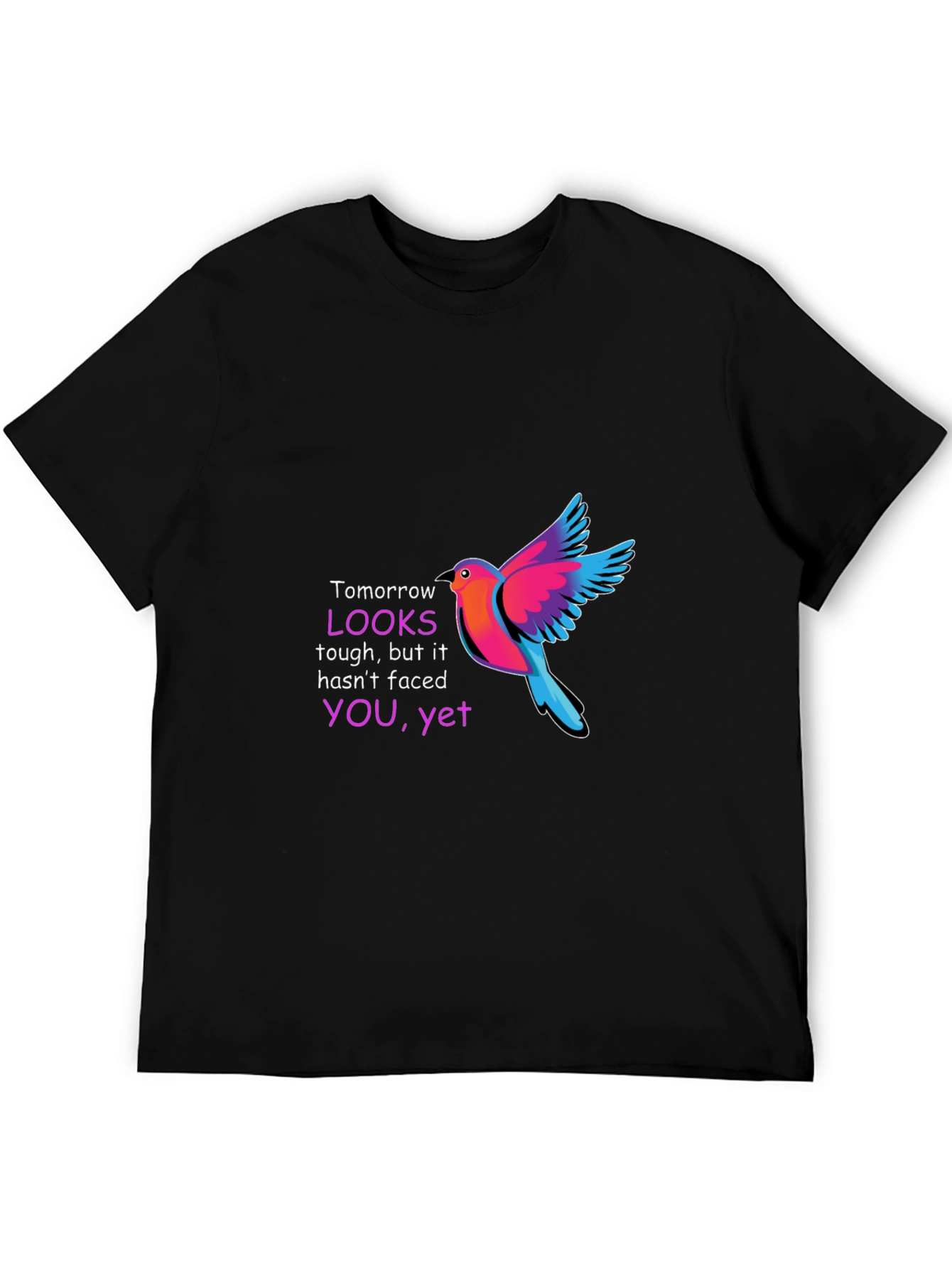 Motivational Bird Graphic T-Shirt