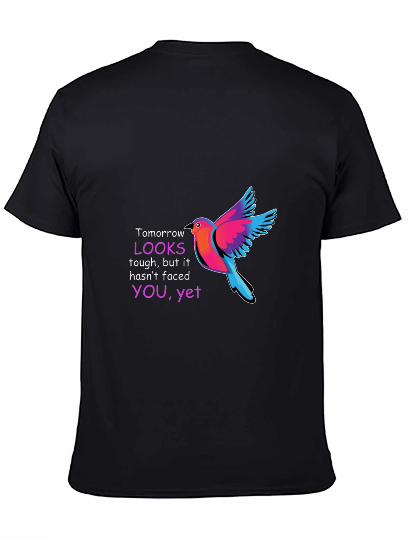 Motivational Bird Graphic T-Shirt