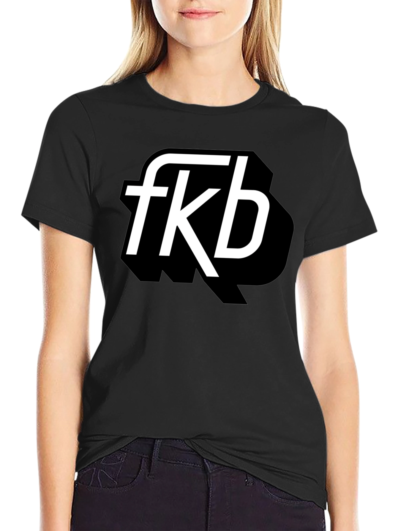 FKB Bold Graphic T-Shirt - Black