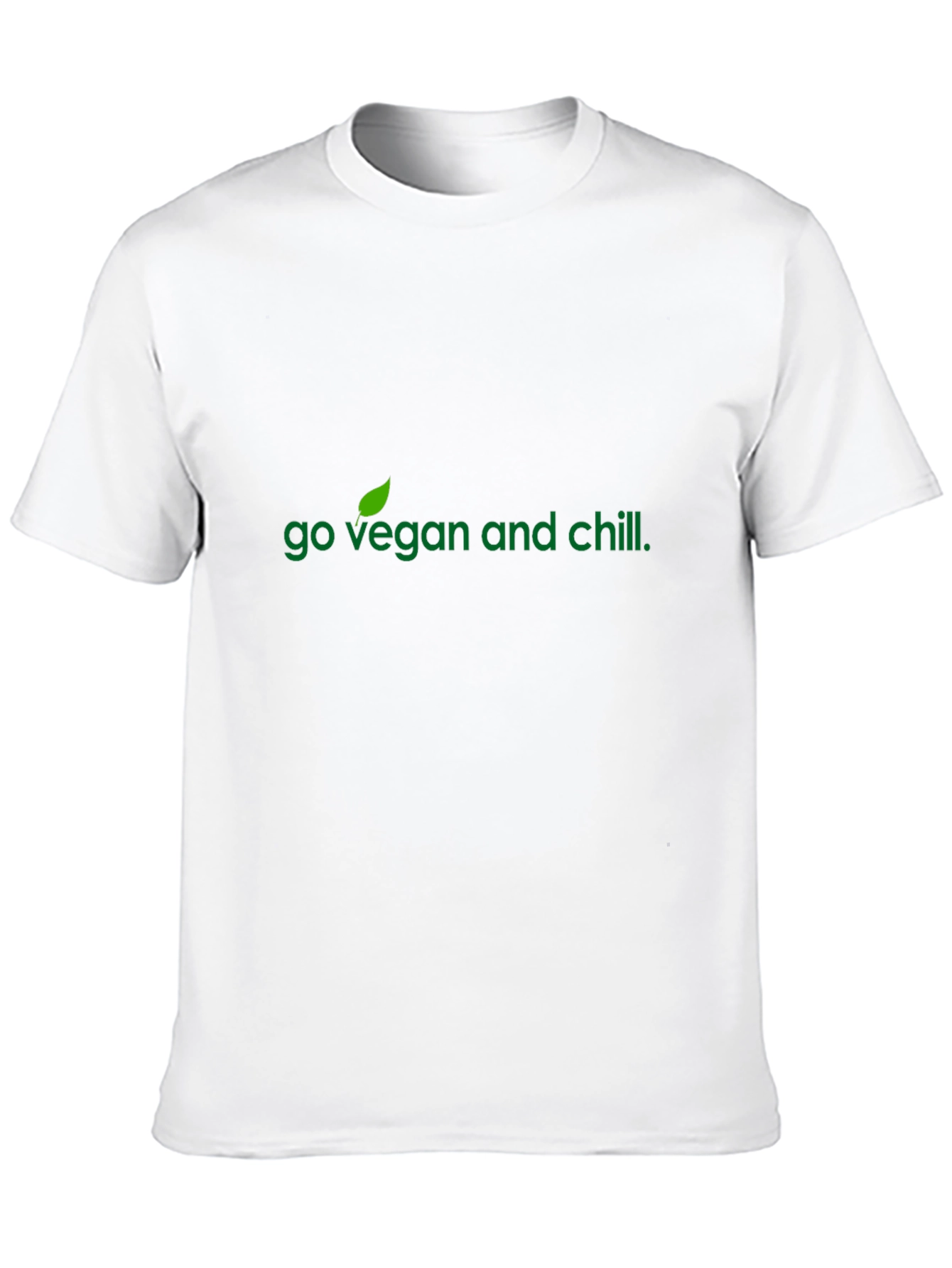 Go Vegan and Chill Black T-Shirt