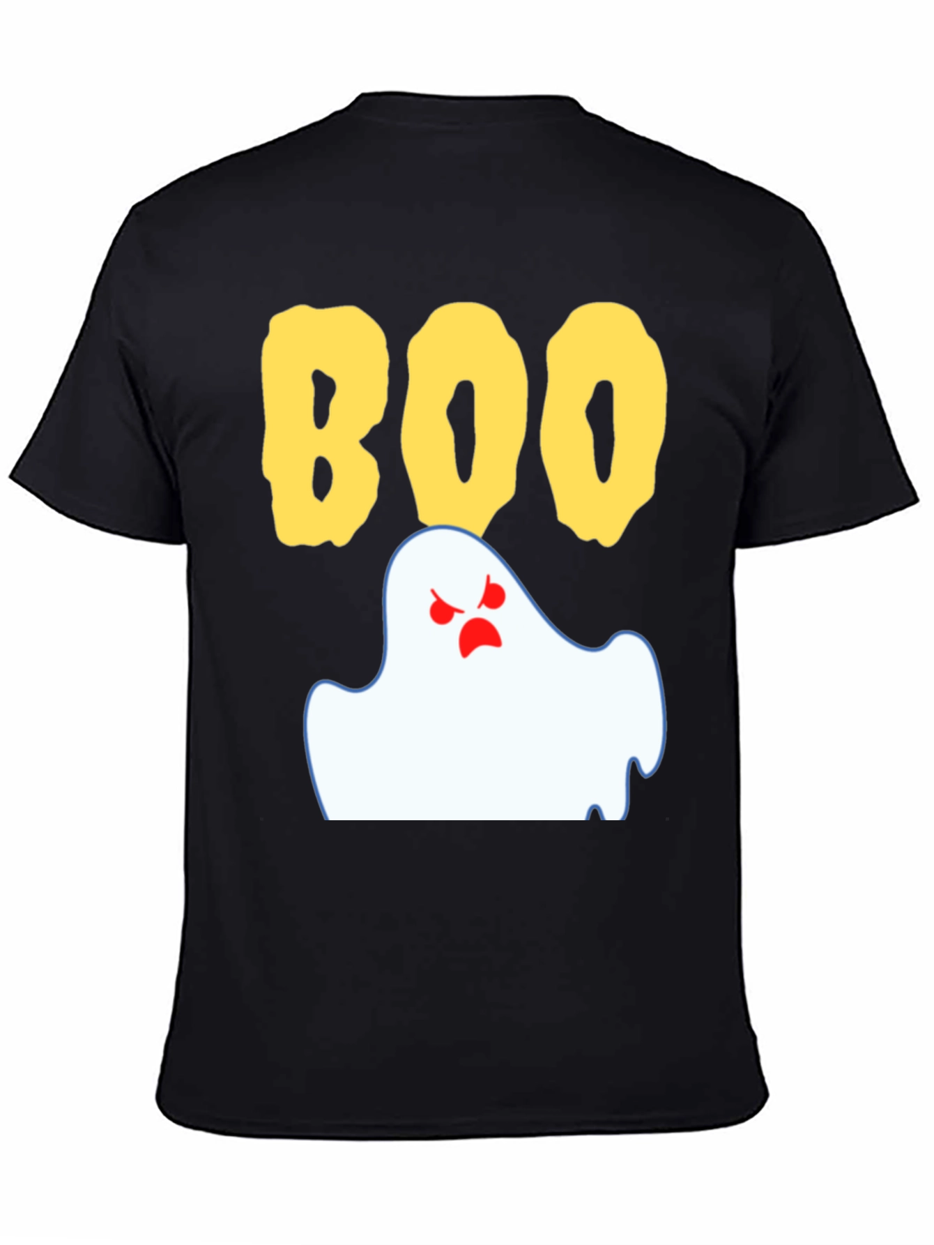 Boo Ghost Graphic Tee - Spooky Halloween Shirt