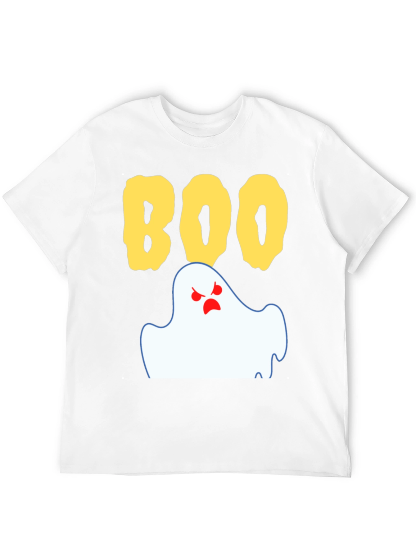 Boo Ghost Graphic Tee - Spooky Halloween Shirt