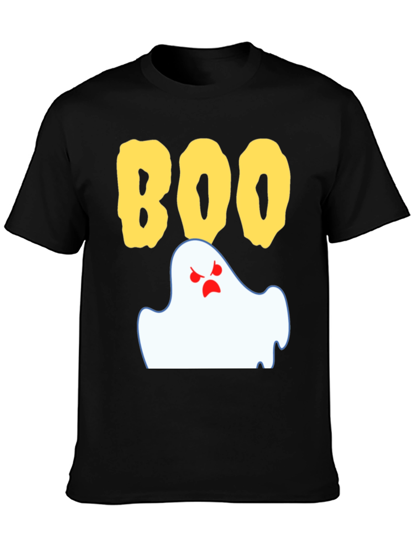 Boo Ghost Graphic Tee - Spooky Halloween Shirt