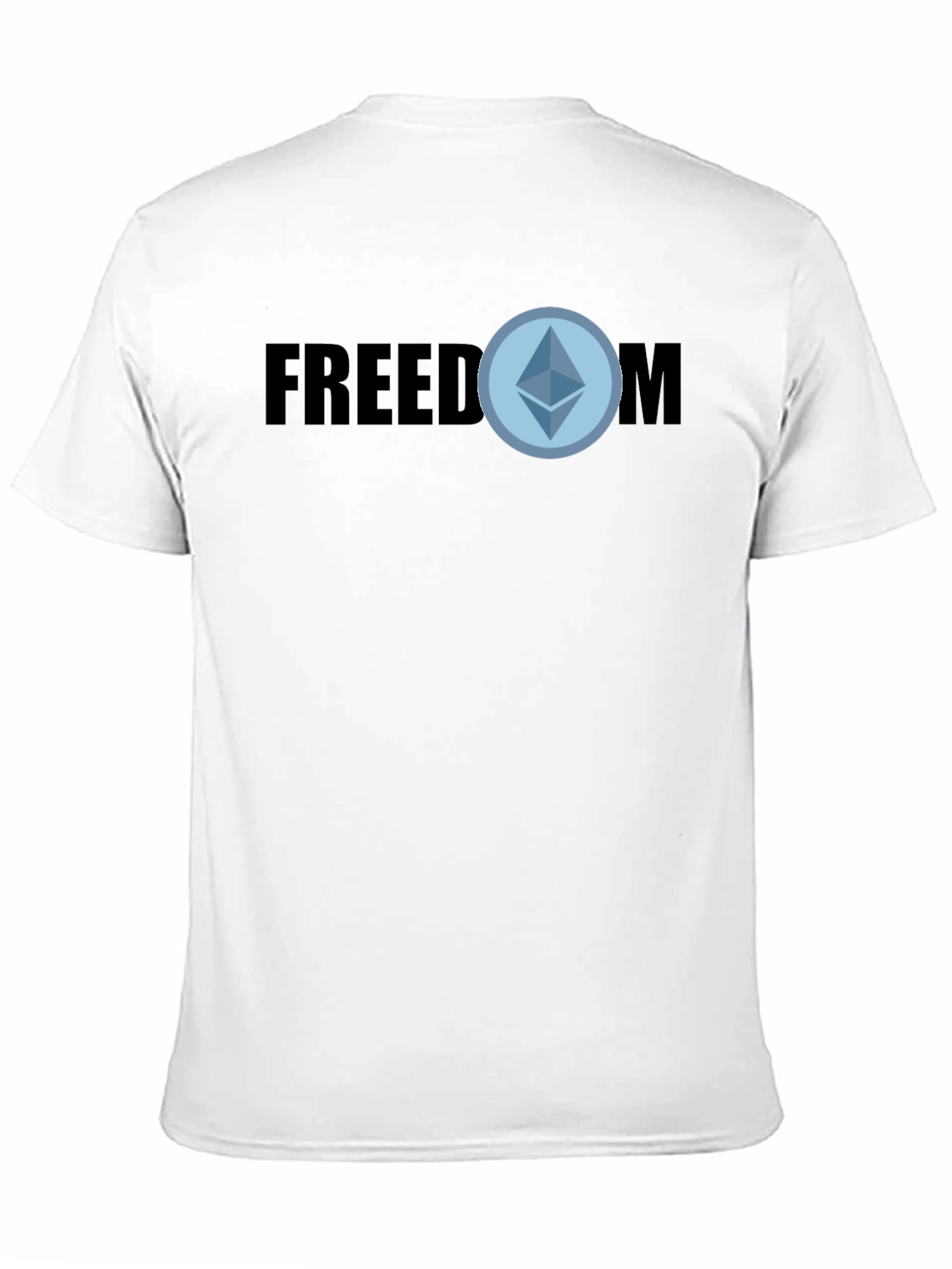 Freedom Ethereum T-Shirt - Black Crypto Tee