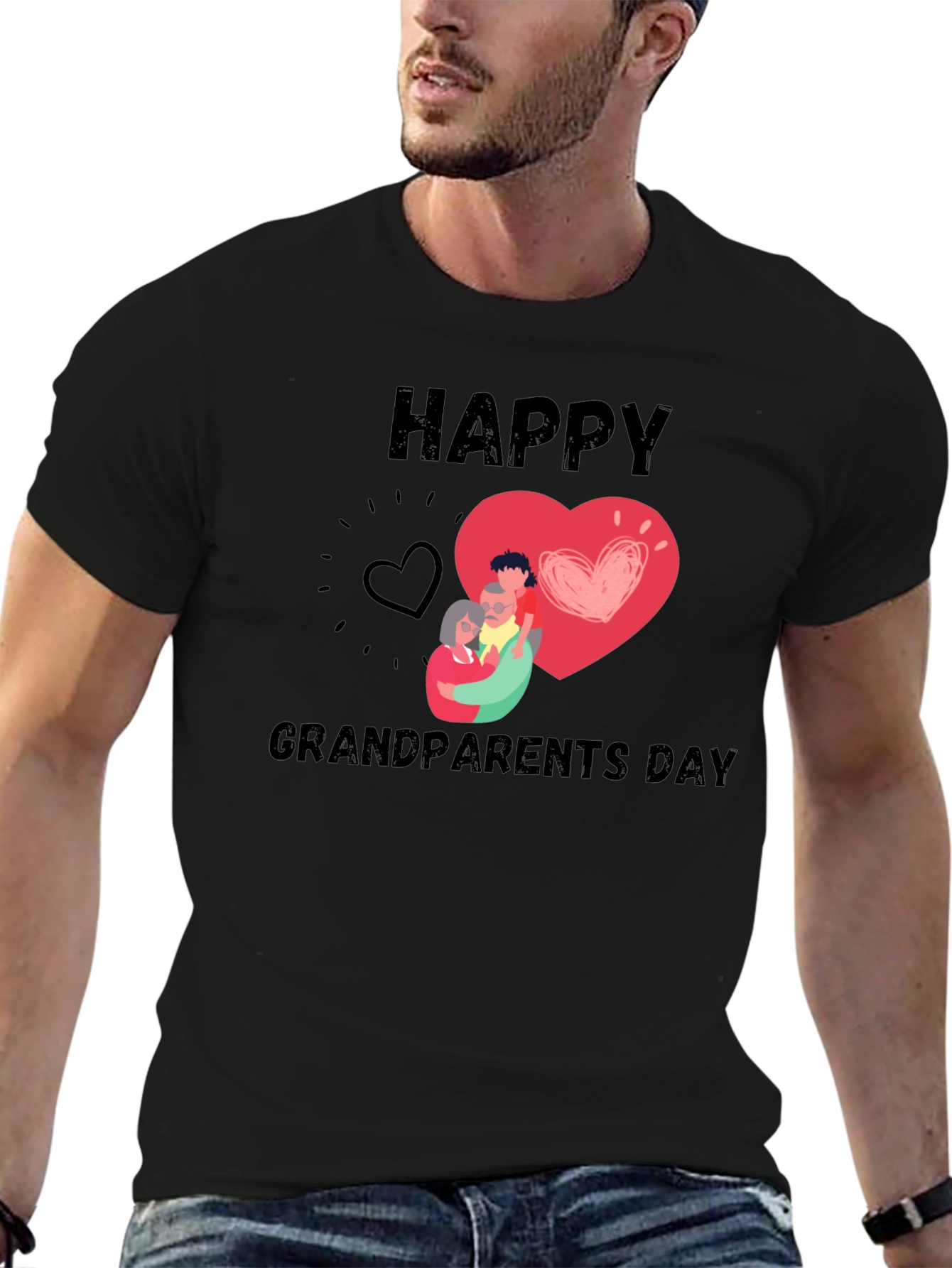 Happy Grandparents Day Graphic T-Shirt
