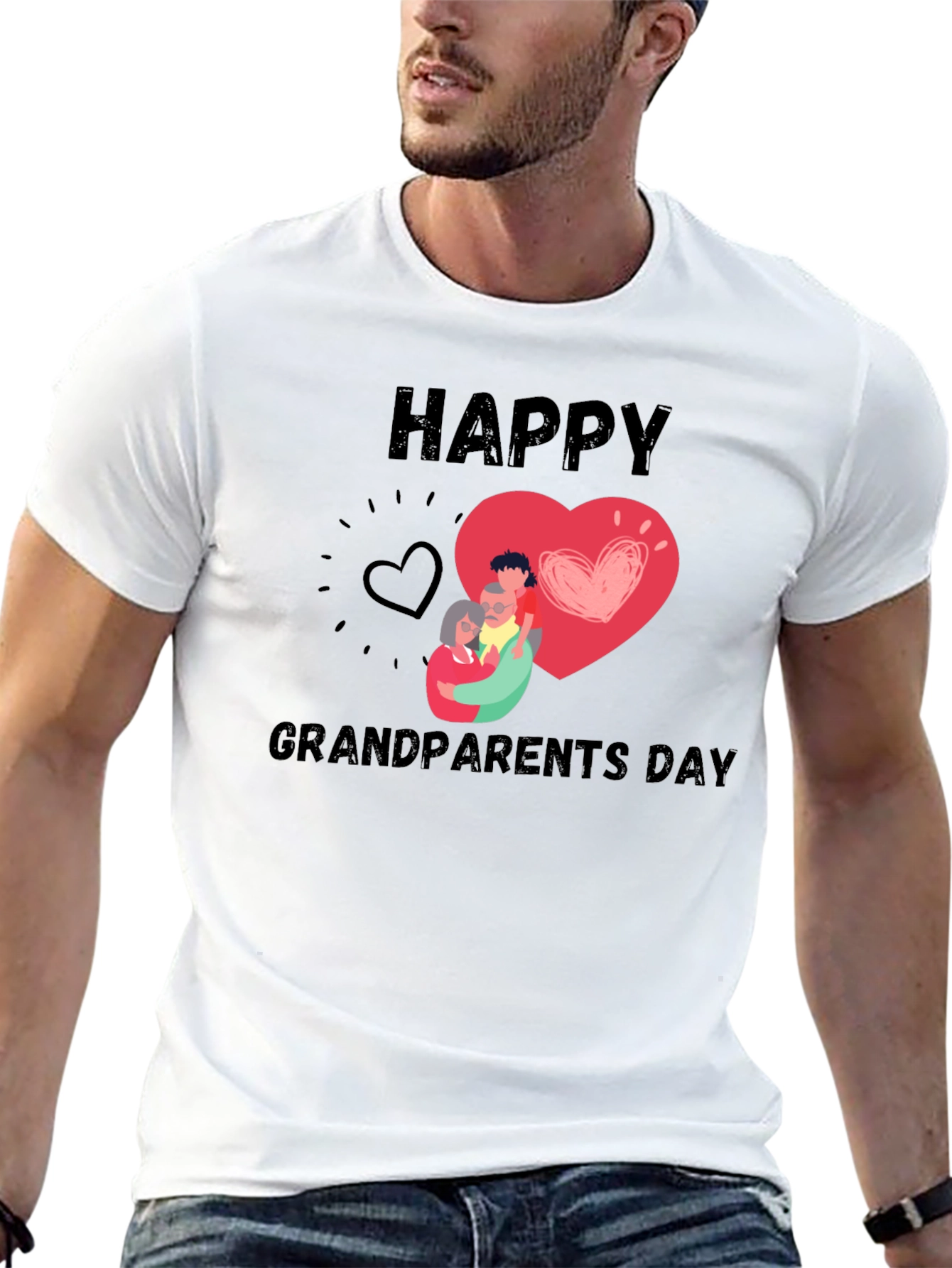 Happy Grandparents Day Graphic T-Shirt