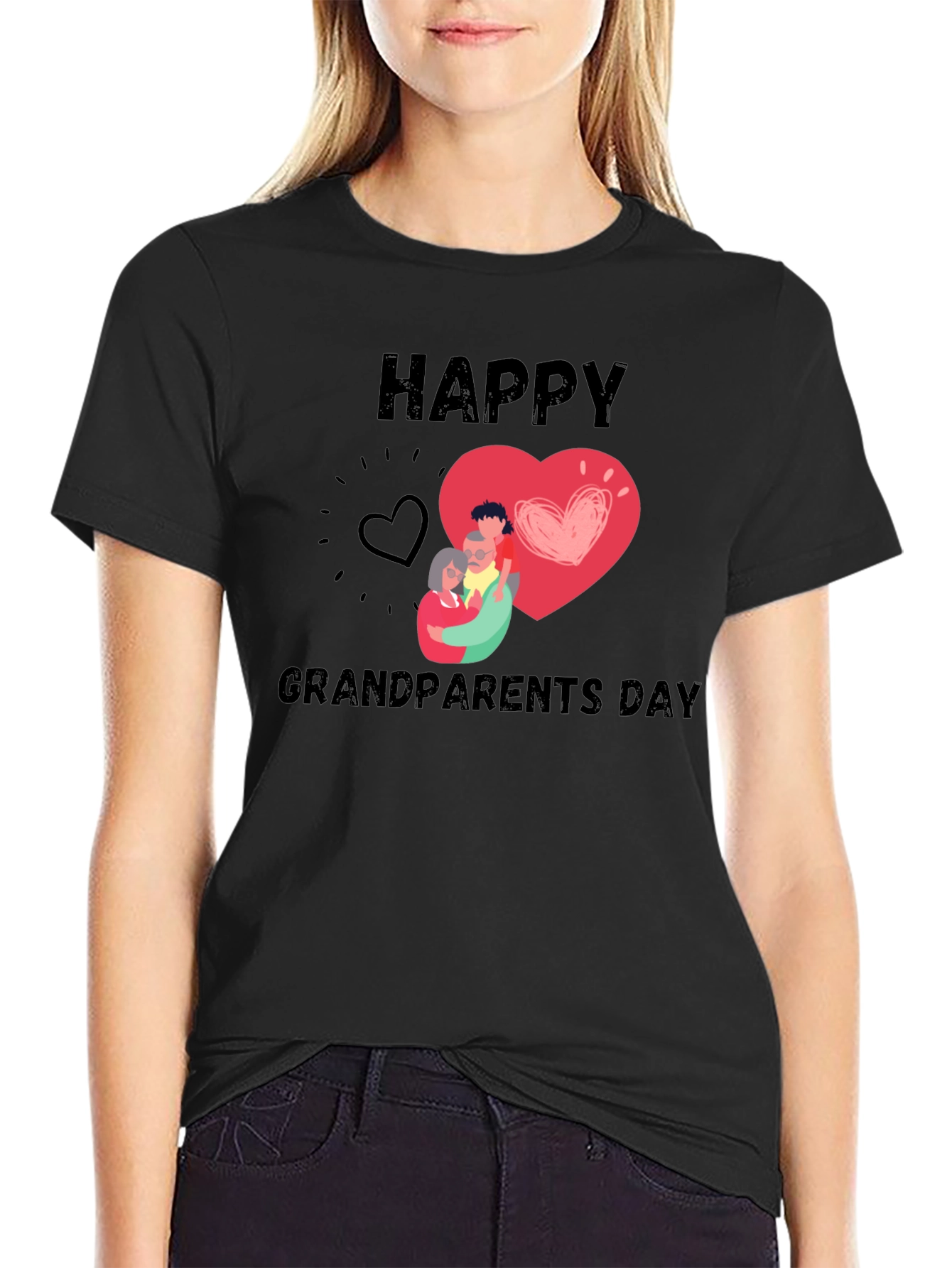 Happy Grandparents Day Graphic T-Shirt